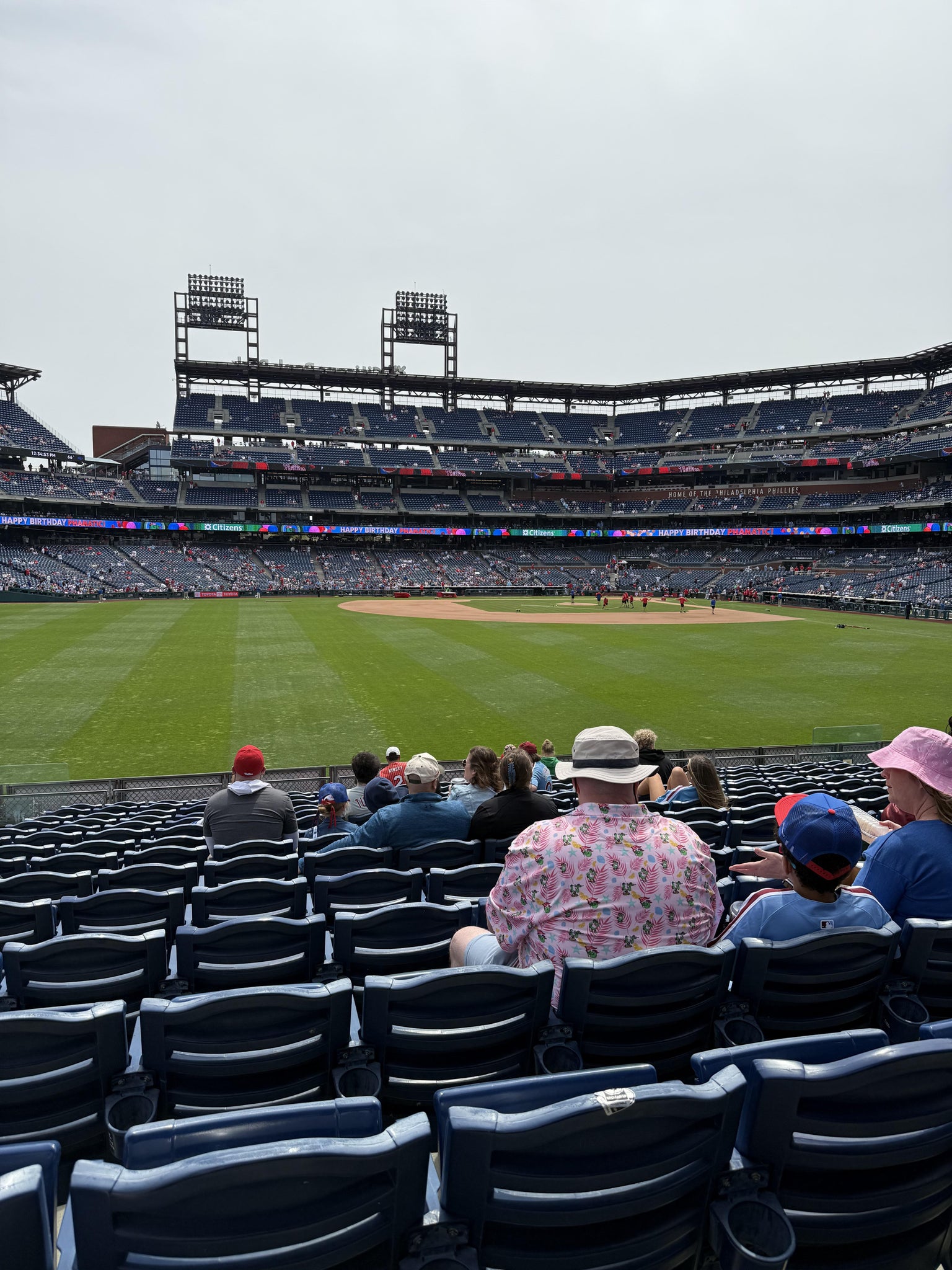 Real Fan View taken from Section 145 at Citizens Bank Park by Monica B