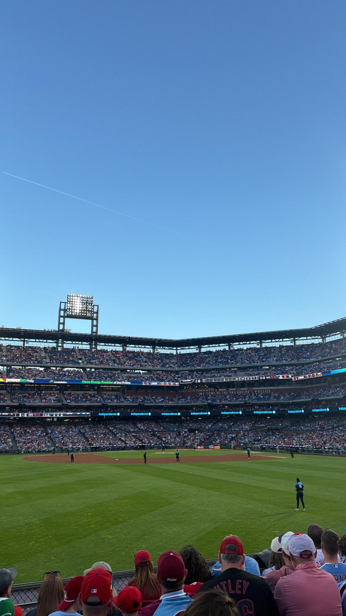 Vue réelle des fans prise de la Section 145 au site Citizens Bank Park par Savannah R