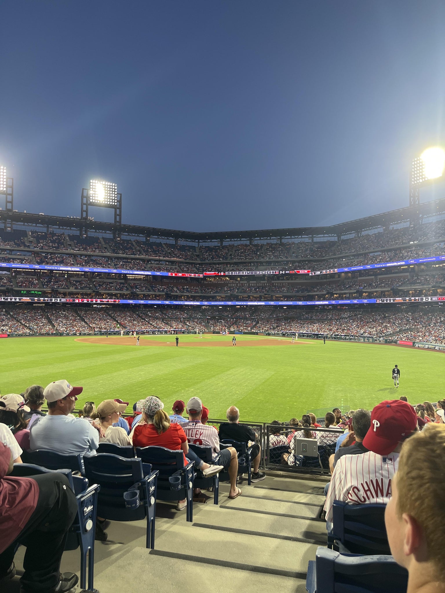 Real Fan View taken from Section 146 at Citizens Bank Park by Courtney B
