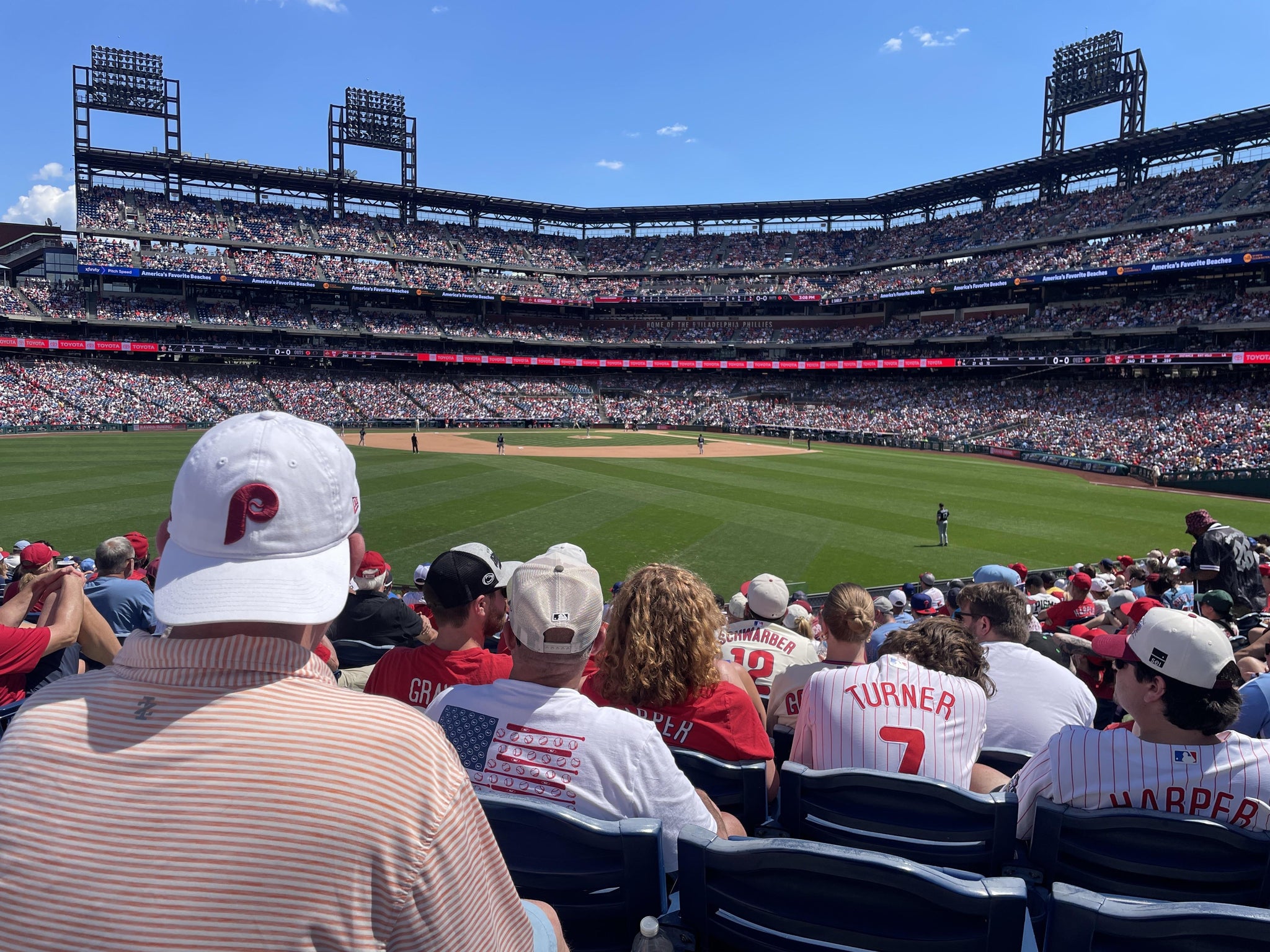 Real Fan View taken from Section 146 at Citizens Bank Park by Franklin R