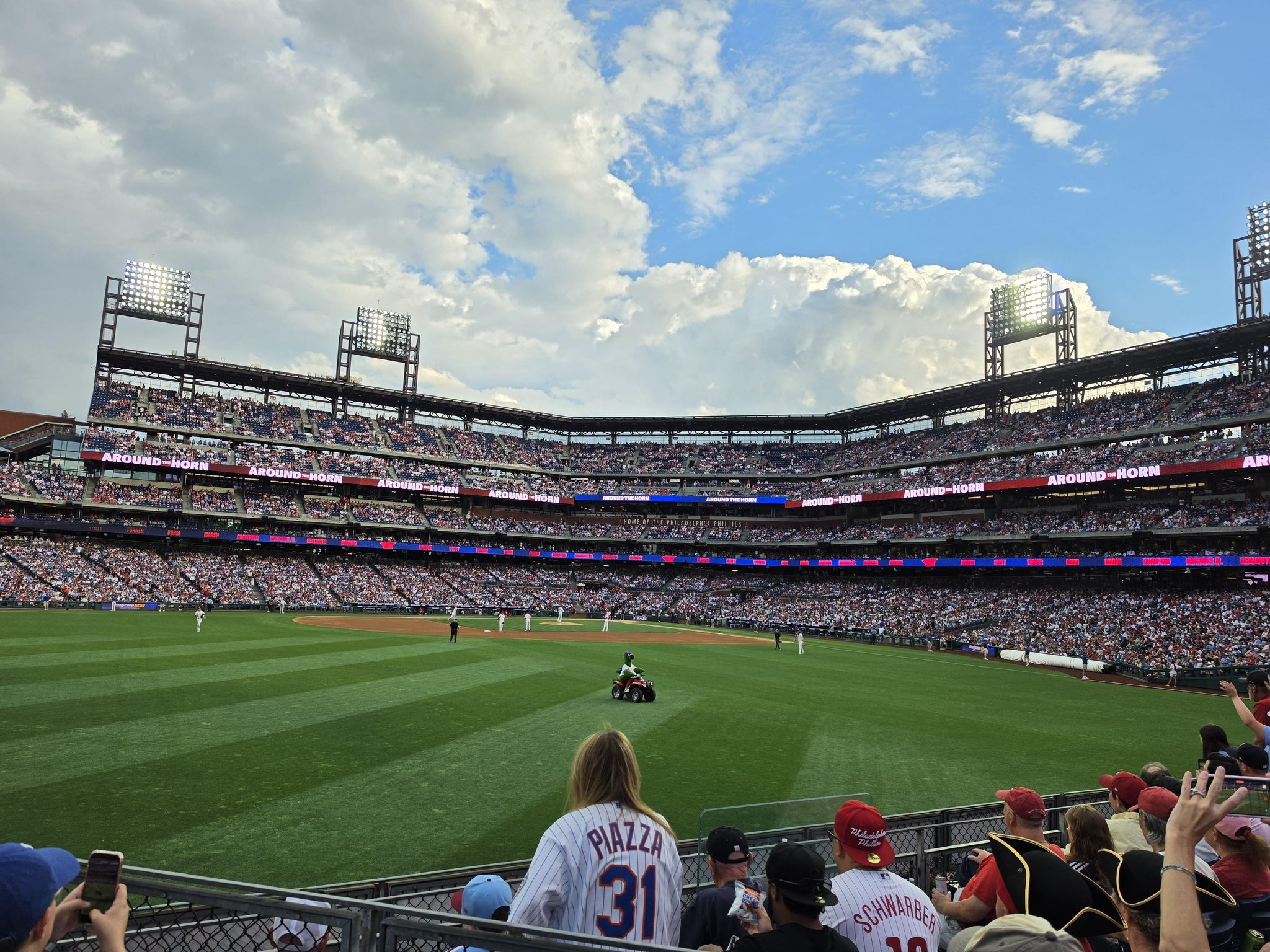 Real Fan View taken from Section 146 at Citizens Bank Park by Stephanie S