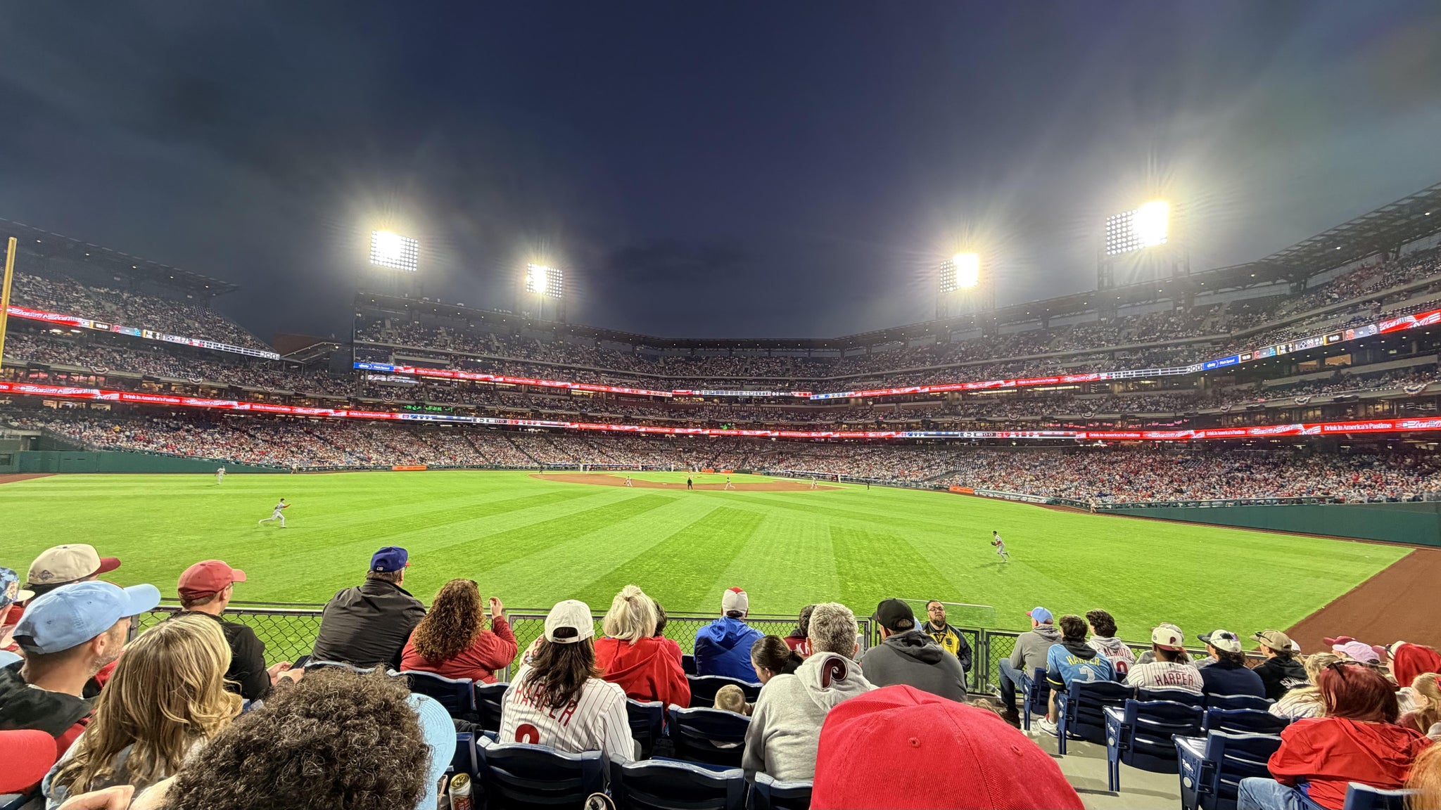 Real Fan View taken from Section 148 at Citizens Bank Park by Jim G