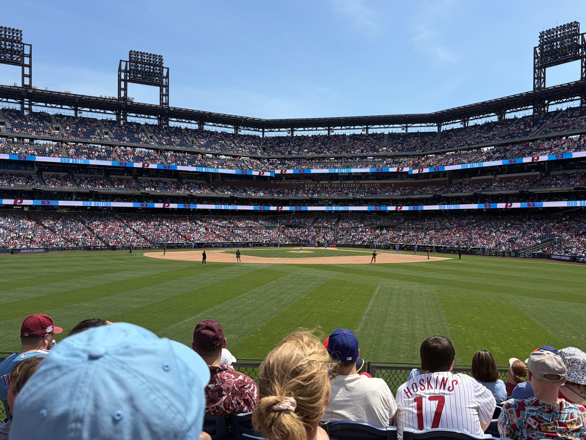 Real Fan View taken from Section 148 at Citizens Bank Park by Dennis G