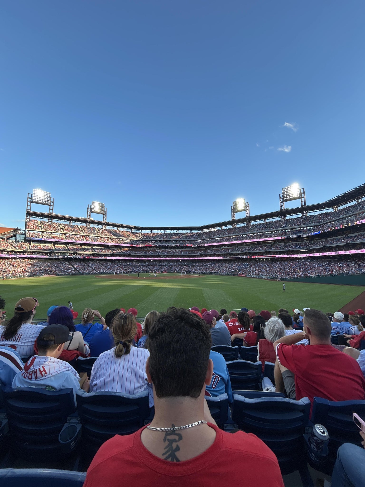 Real Fan View taken from Section 148 at Citizens Bank Park by Tony M