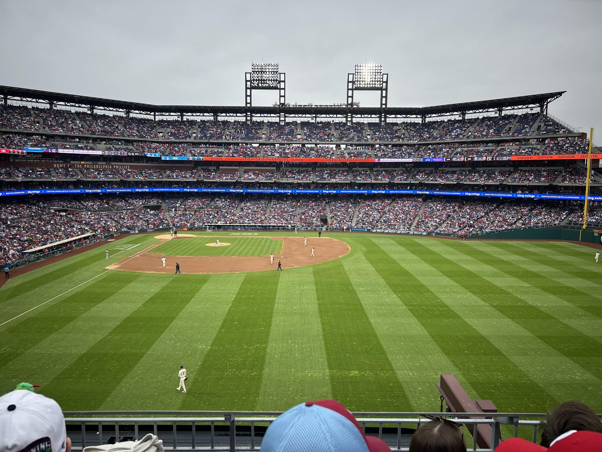 Real Fan View taken from Section 203 at Citizens Bank Park by Lindsey S