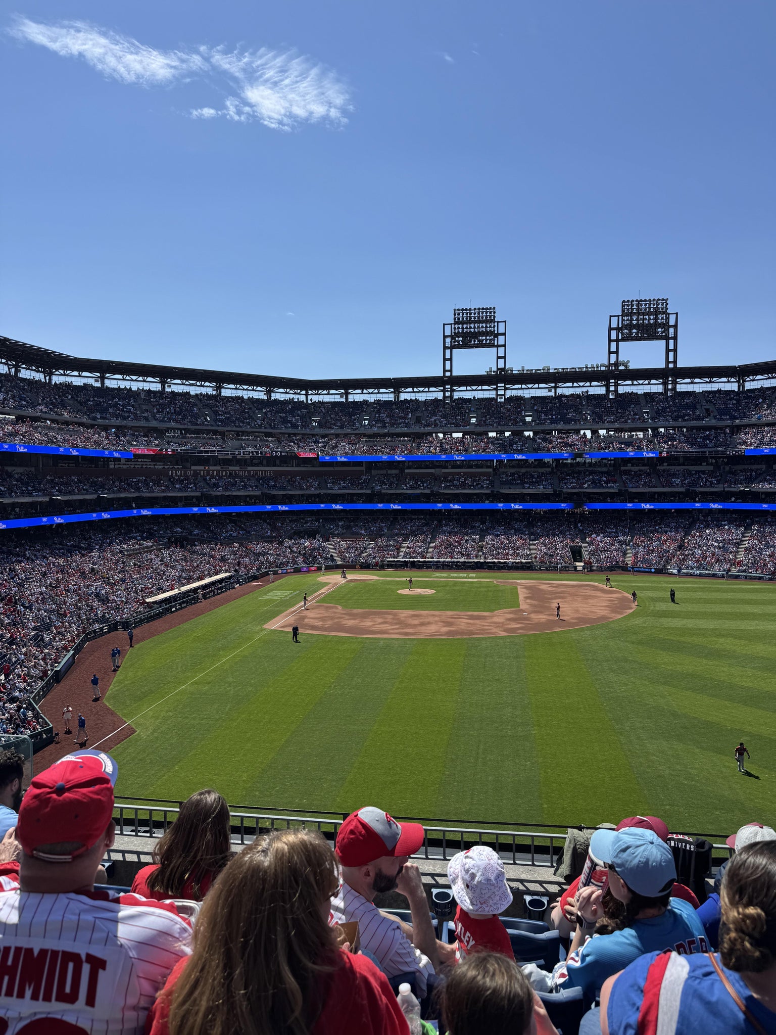Real Fan View taken from Section 203 at Citizens Bank Park by James B
