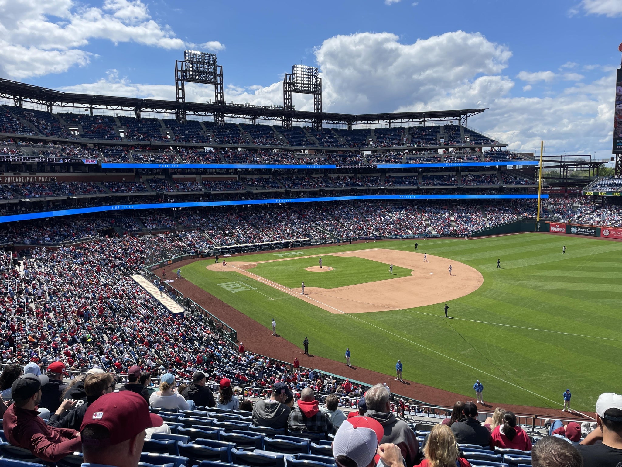 Real Fan View taken from Section 209 at Citizens Bank Park by Heather M