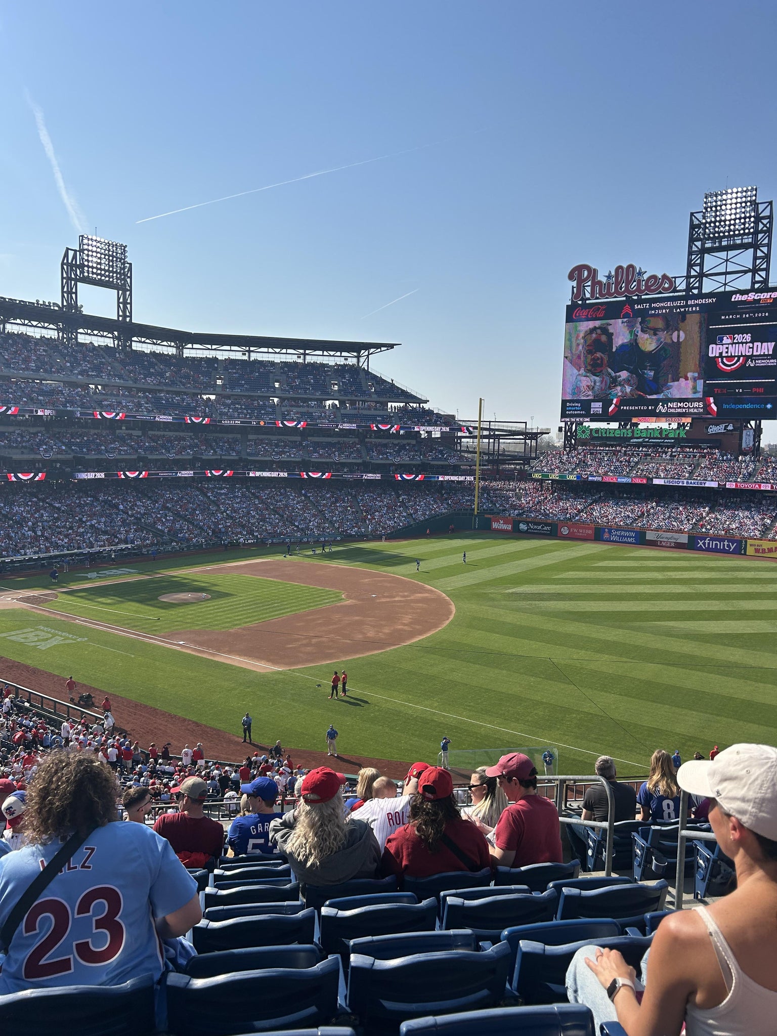 Real Fan View taken from Section 209 at Citizens Bank Park by Amy H