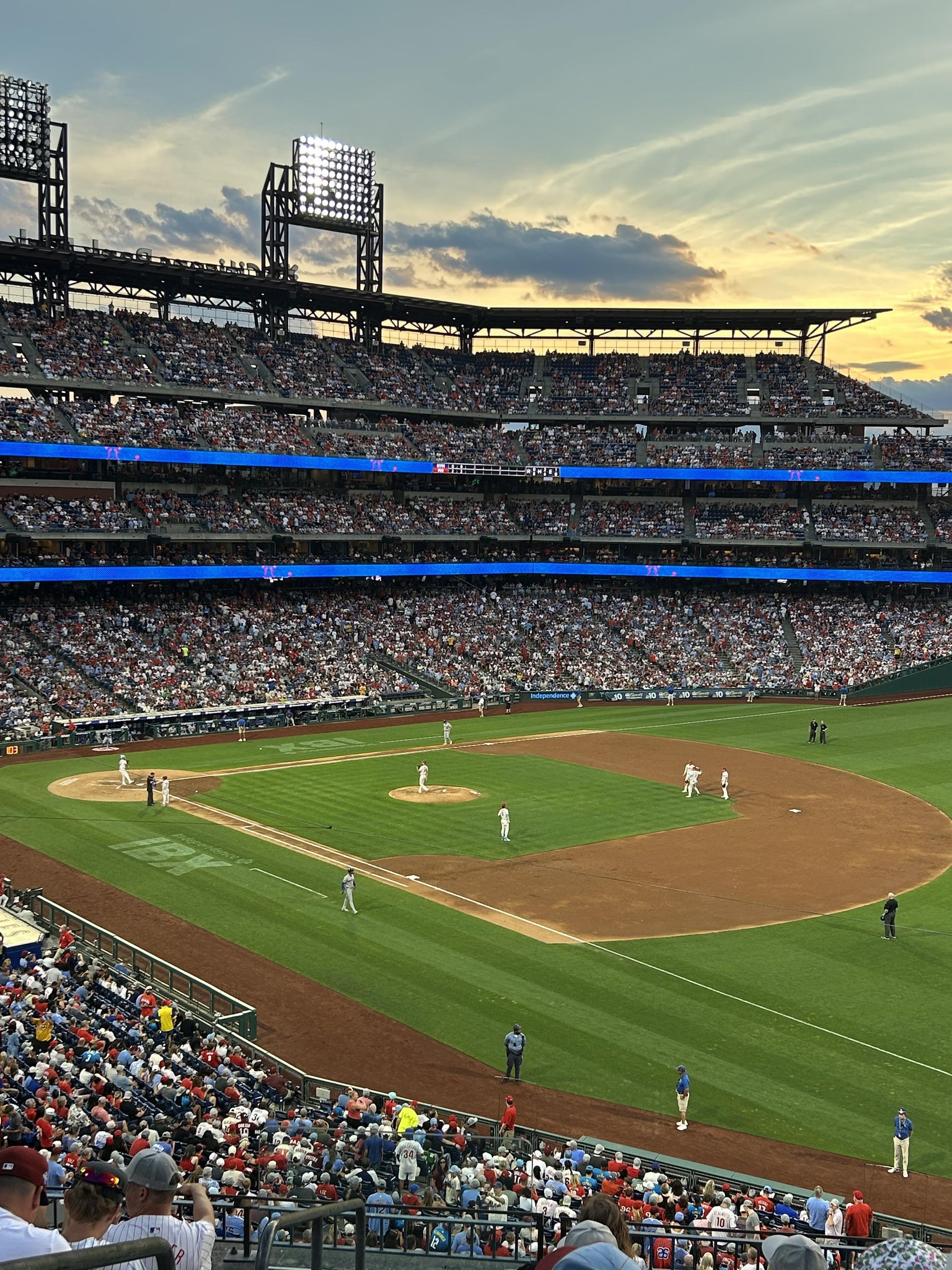 Real Fan View taken from Section 209 at Citizens Bank Park by Robert S