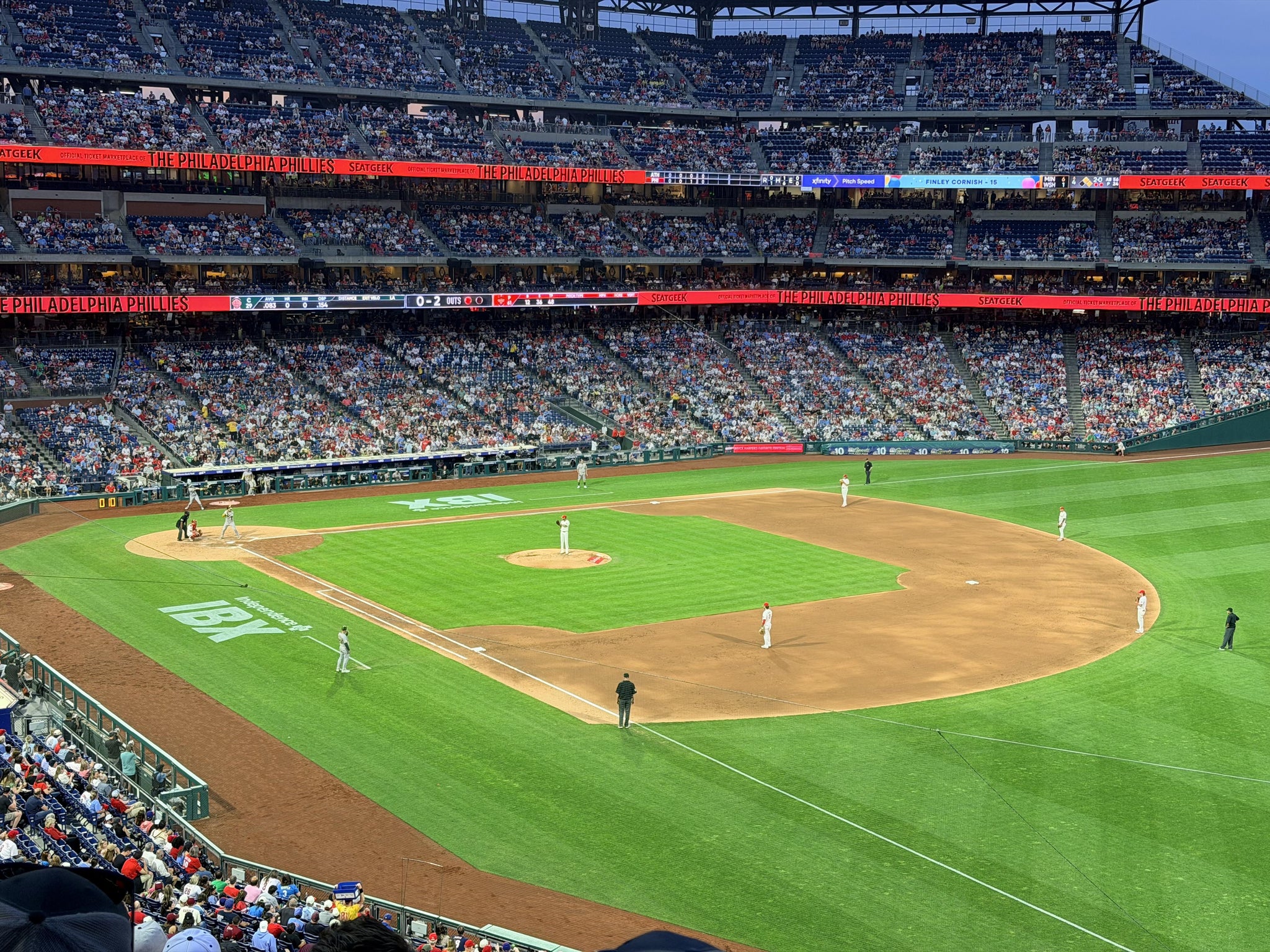 Real Fan View taken from Section 209 at Citizens Bank Park by Jignesh P