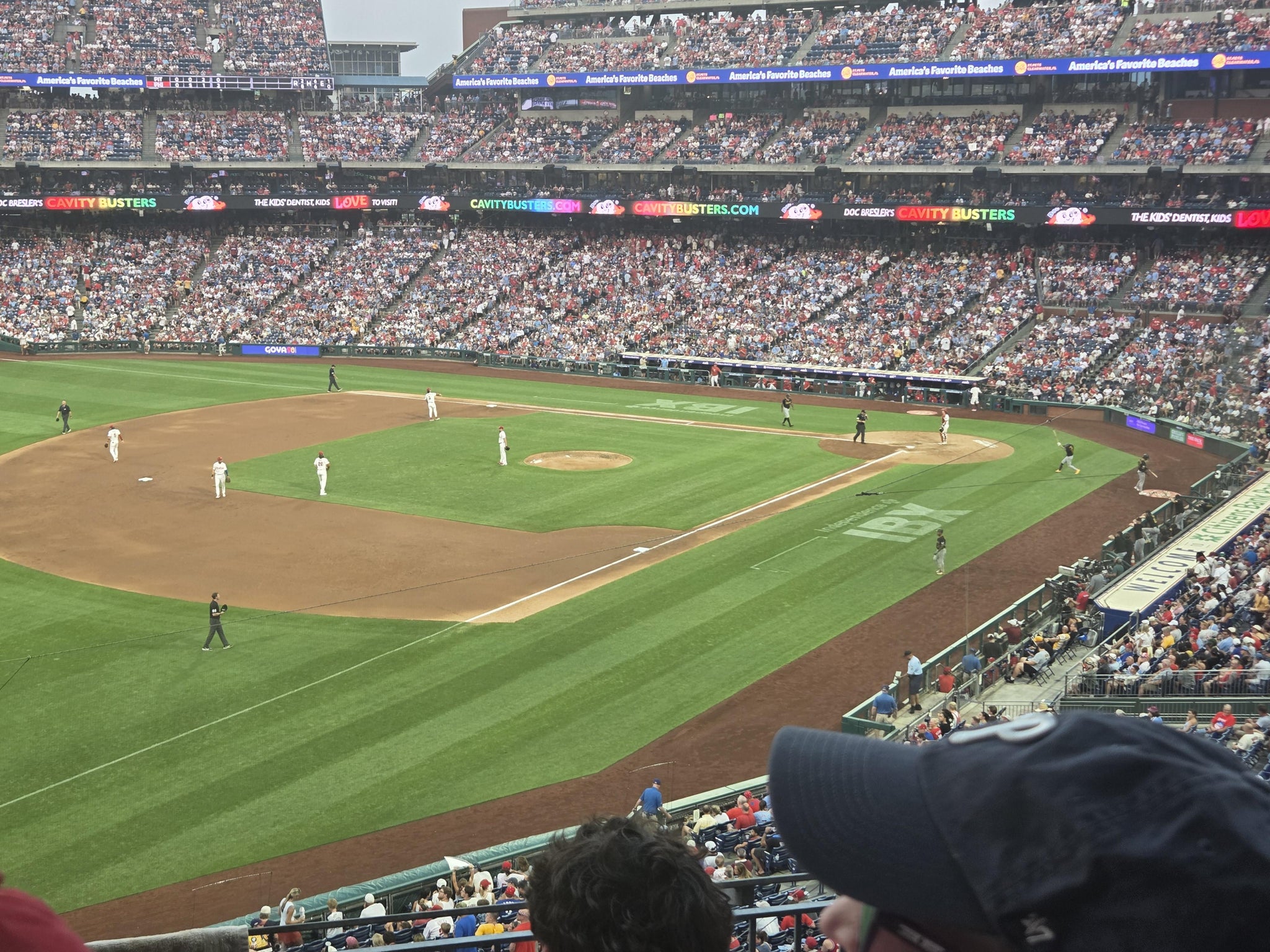 Real Fan View taken from Section 234 at Citizens Bank Park by Greg T