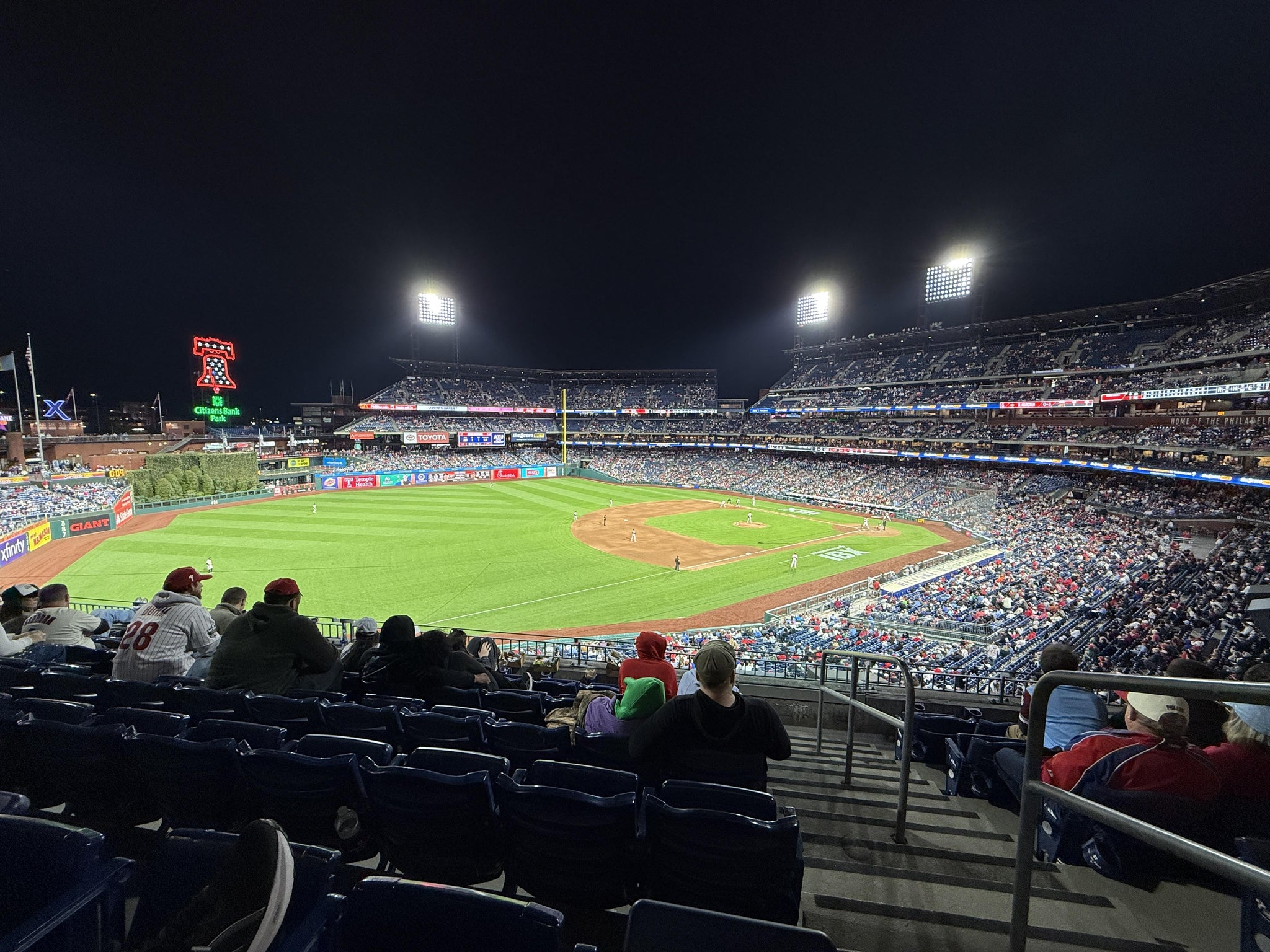 Real Fan View taken from Section 234 at Citizens Bank Park by Thomas A
