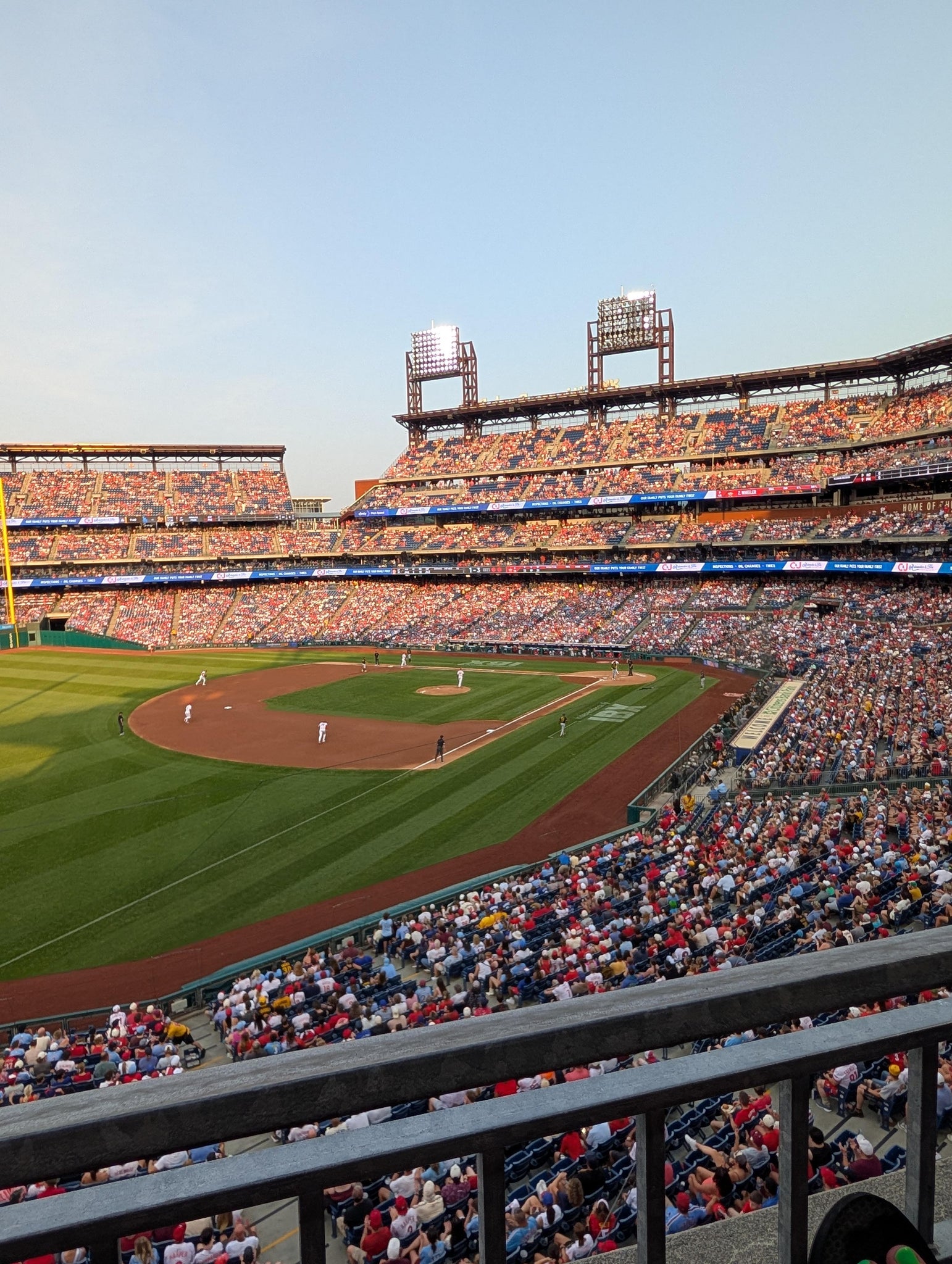 Real Fan View taken from Section 235 at Citizens Bank Park by Kenneth M