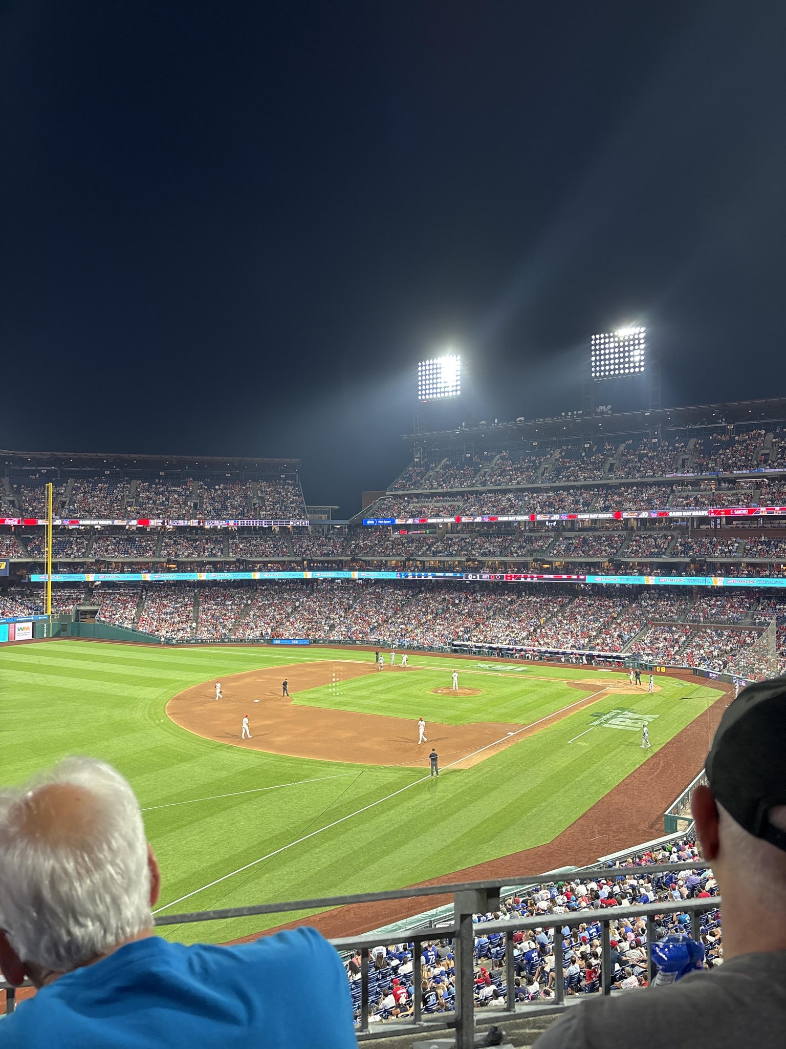 Real Fan View taken from Section 235 at Citizens Bank Park by Carol O