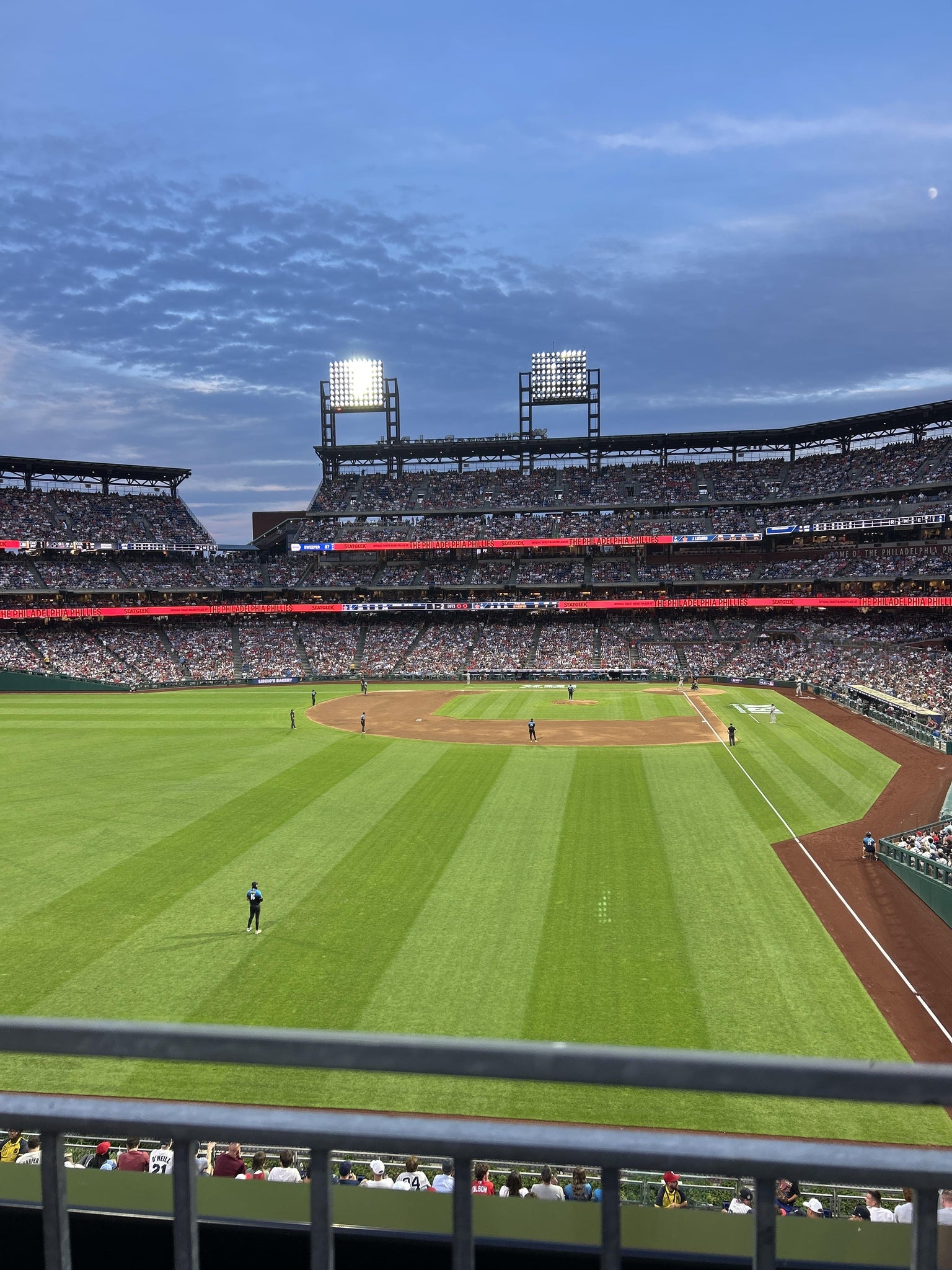 Real Fan View taken from Section 241 at Citizens Bank Park by Gabrielle M