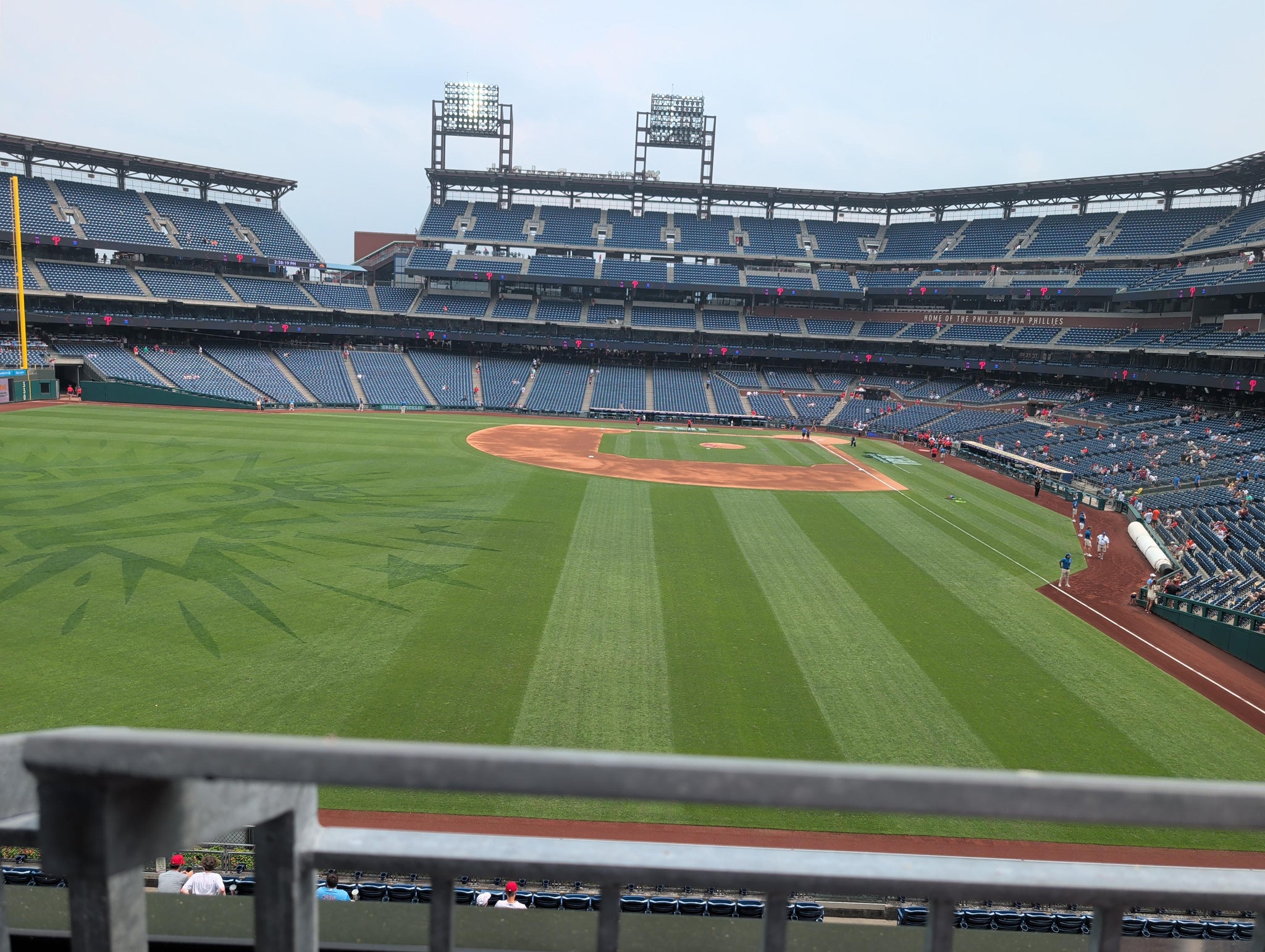 Real Fan View taken from Section 242 at Citizens Bank Park by Andrew V