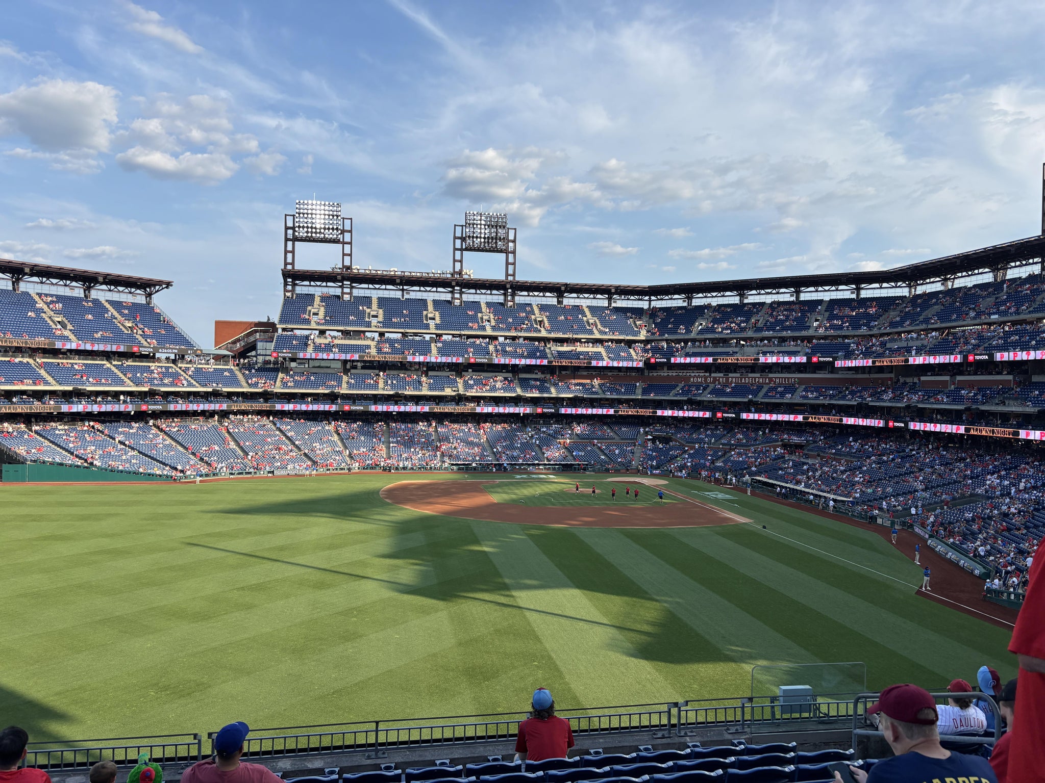 Real Fan View taken from Section 244 at Citizens Bank Park by William G