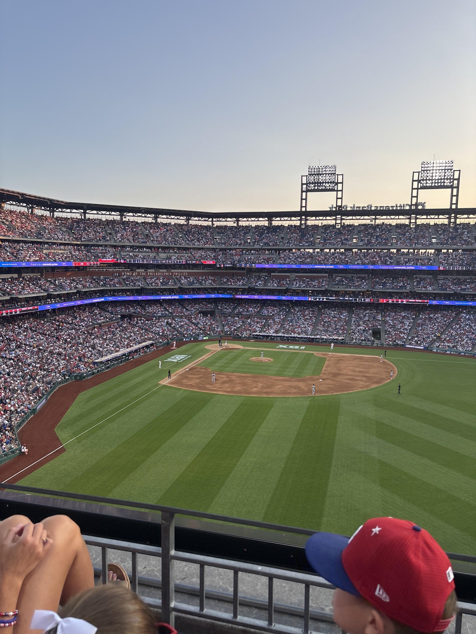 Real Fan View taken from Section 302 at Citizens Bank Park by Eleanor H