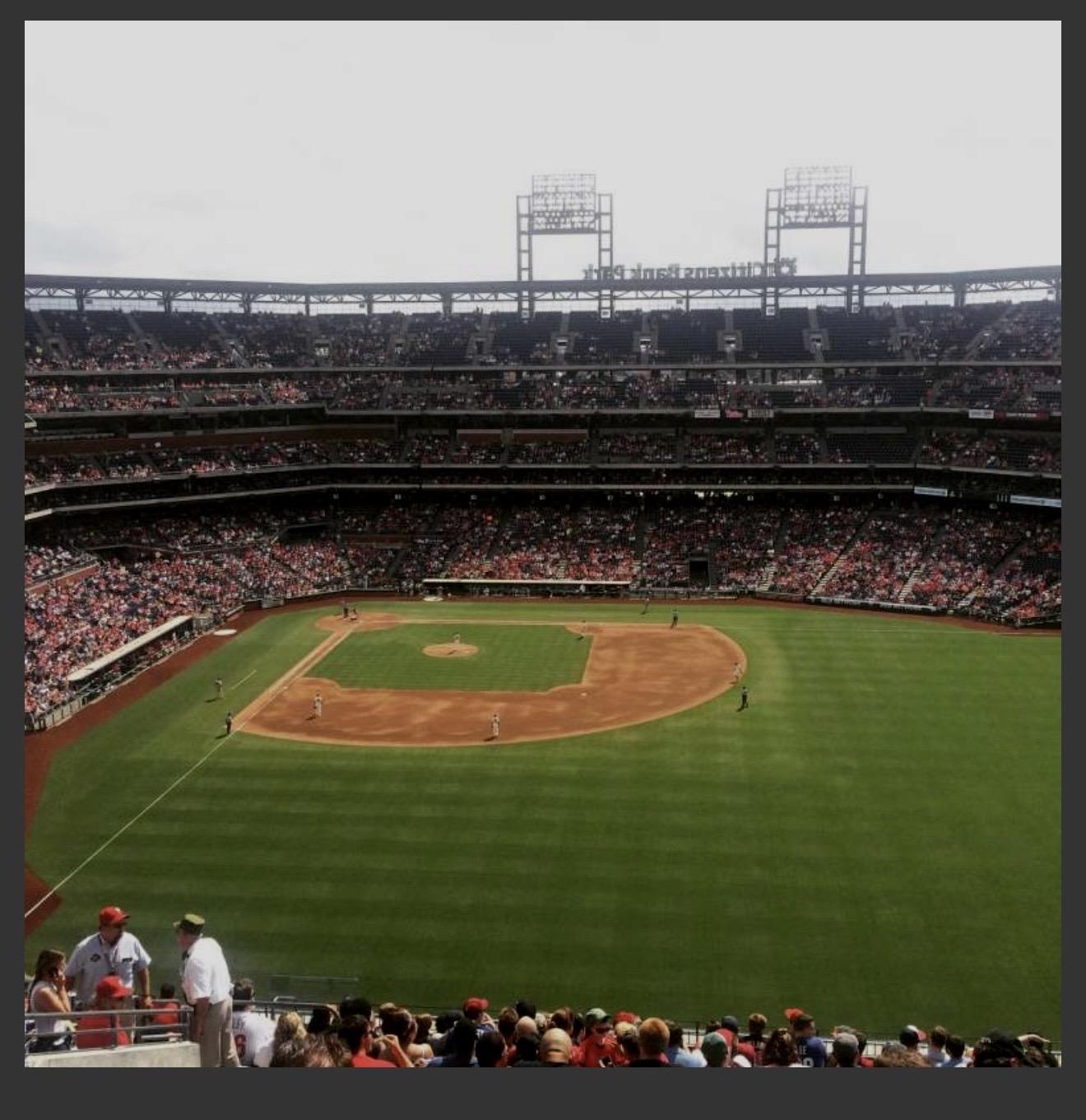 Real Fan View taken from Section 303 at Citizens Bank Park by Anonymous User