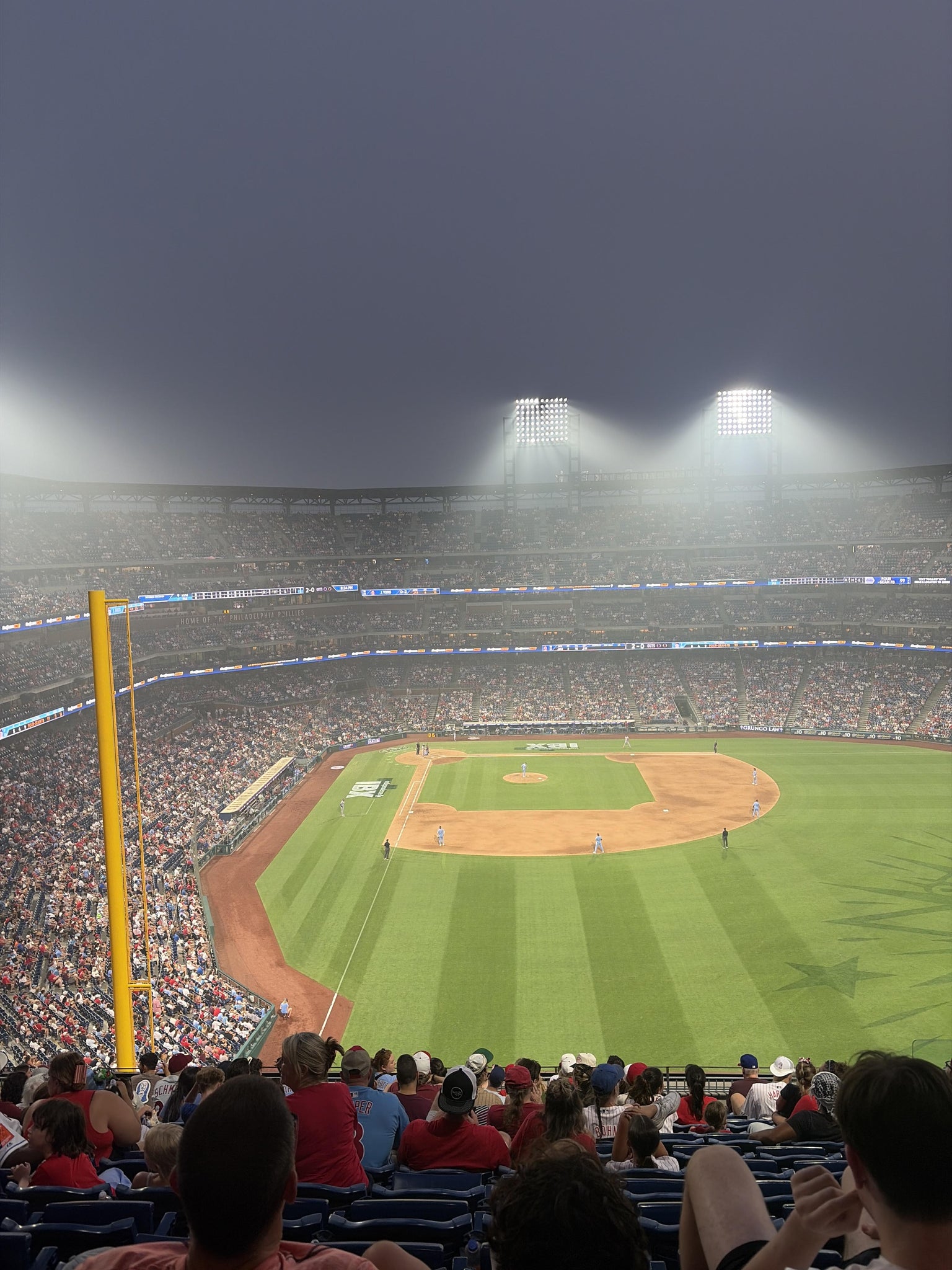 Real Fan View taken from Section 304 at Citizens Bank Park by Delaney F
