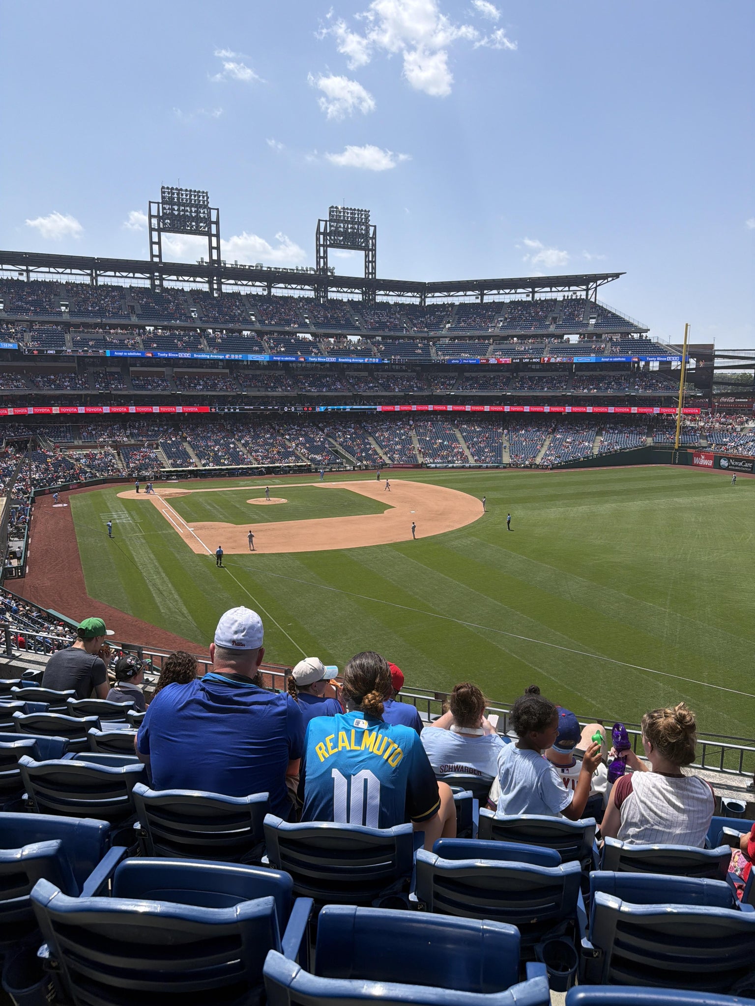 Real Fan View taken from Section 306 at Citizens Bank Park by Dominic D
