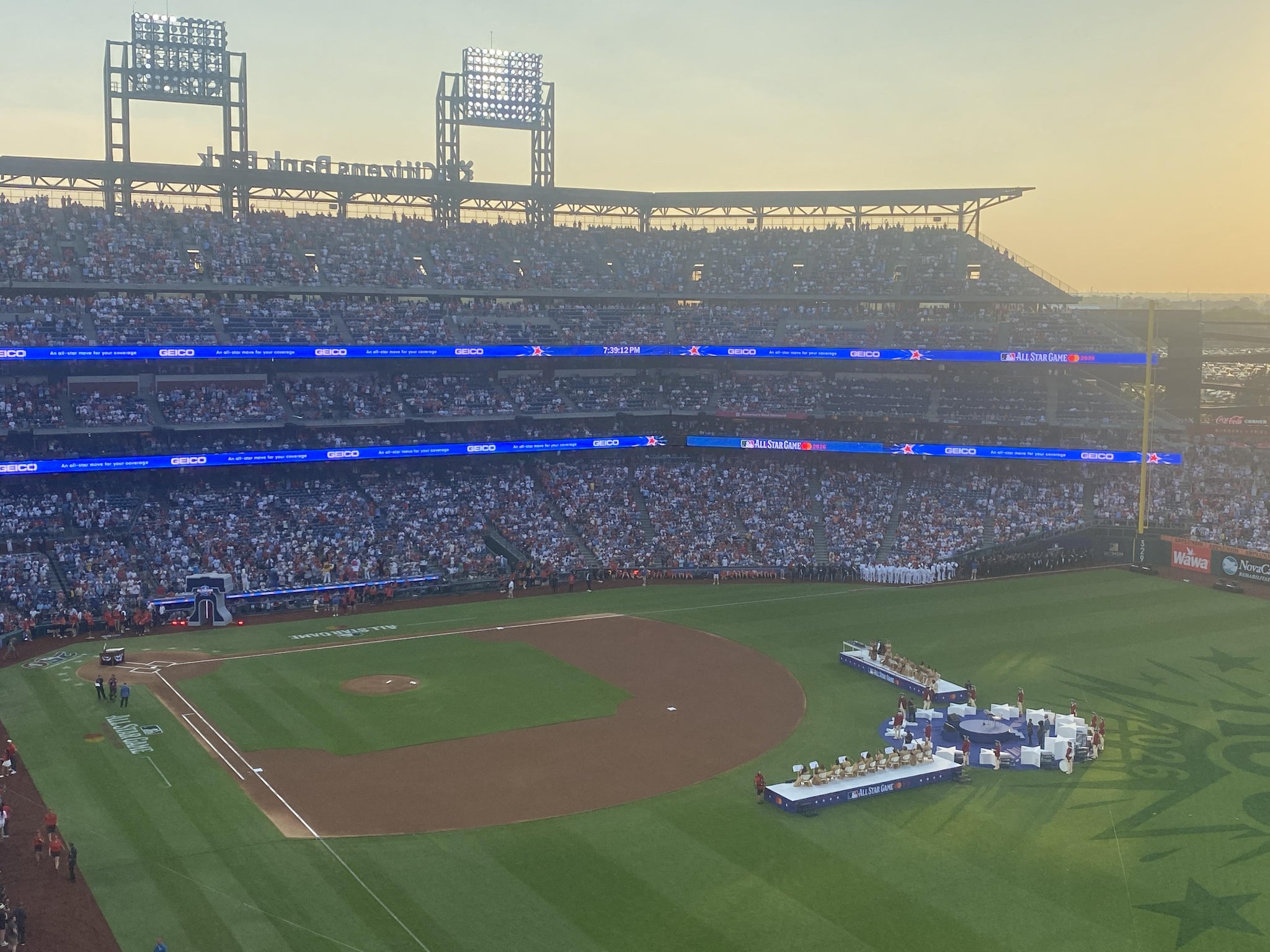 Real Fan View taken from Section 307 at Citizens Bank Park by Mary C