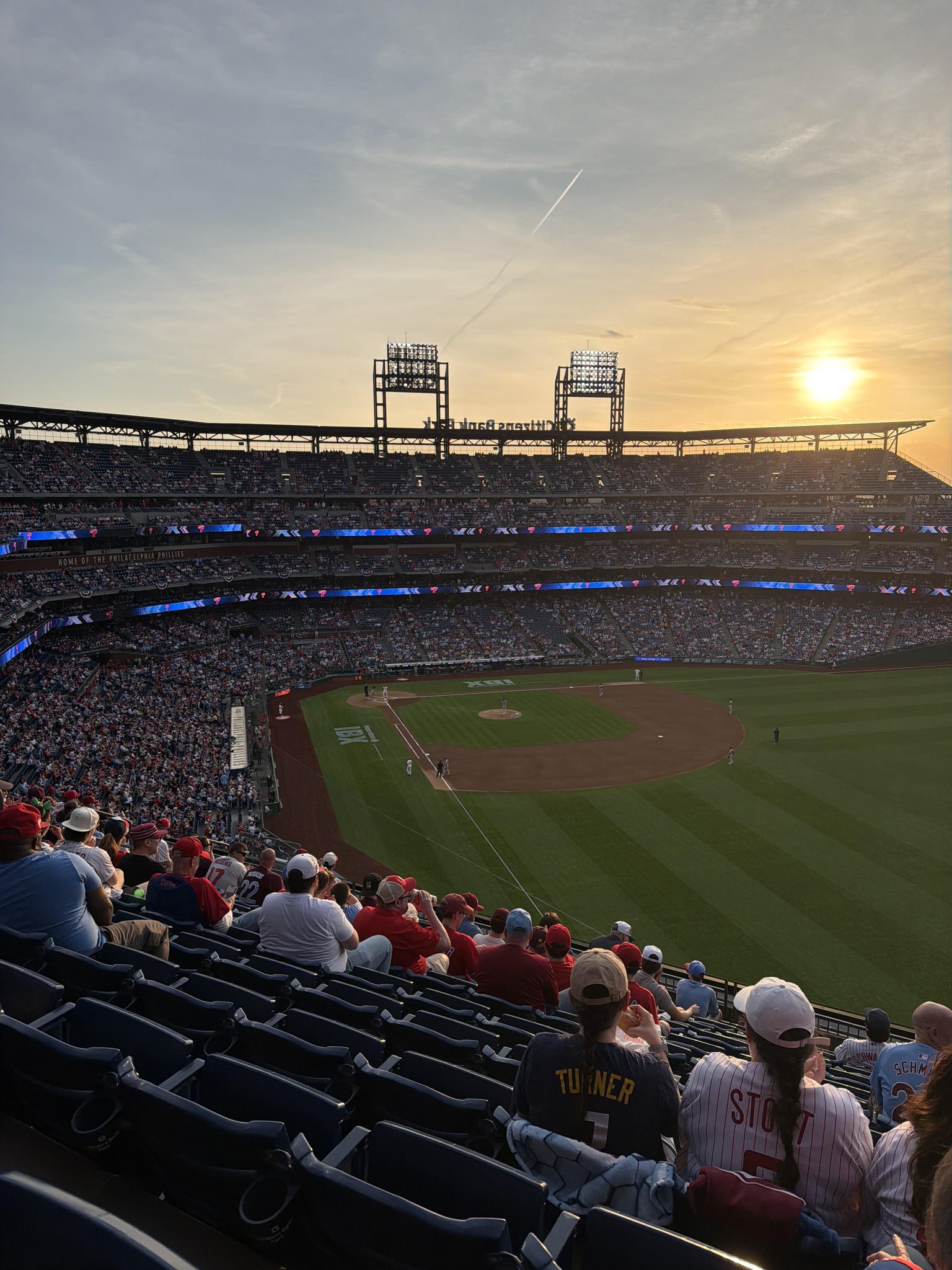 Real Fan View taken from Section 307 at Citizens Bank Park by Michael C
