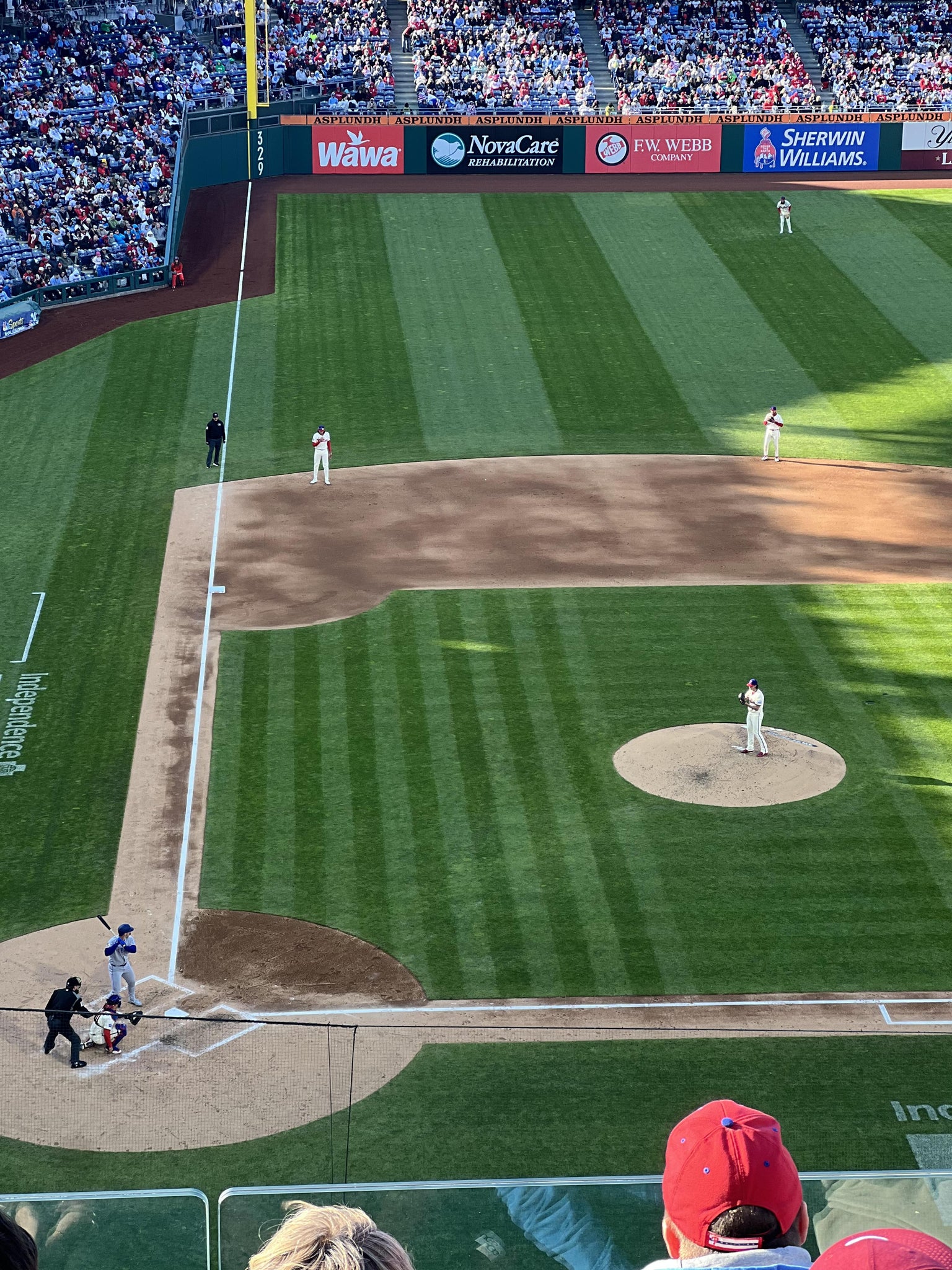 Real Fan View taken from Section 317 at Citizens Bank Park by Anonymous User