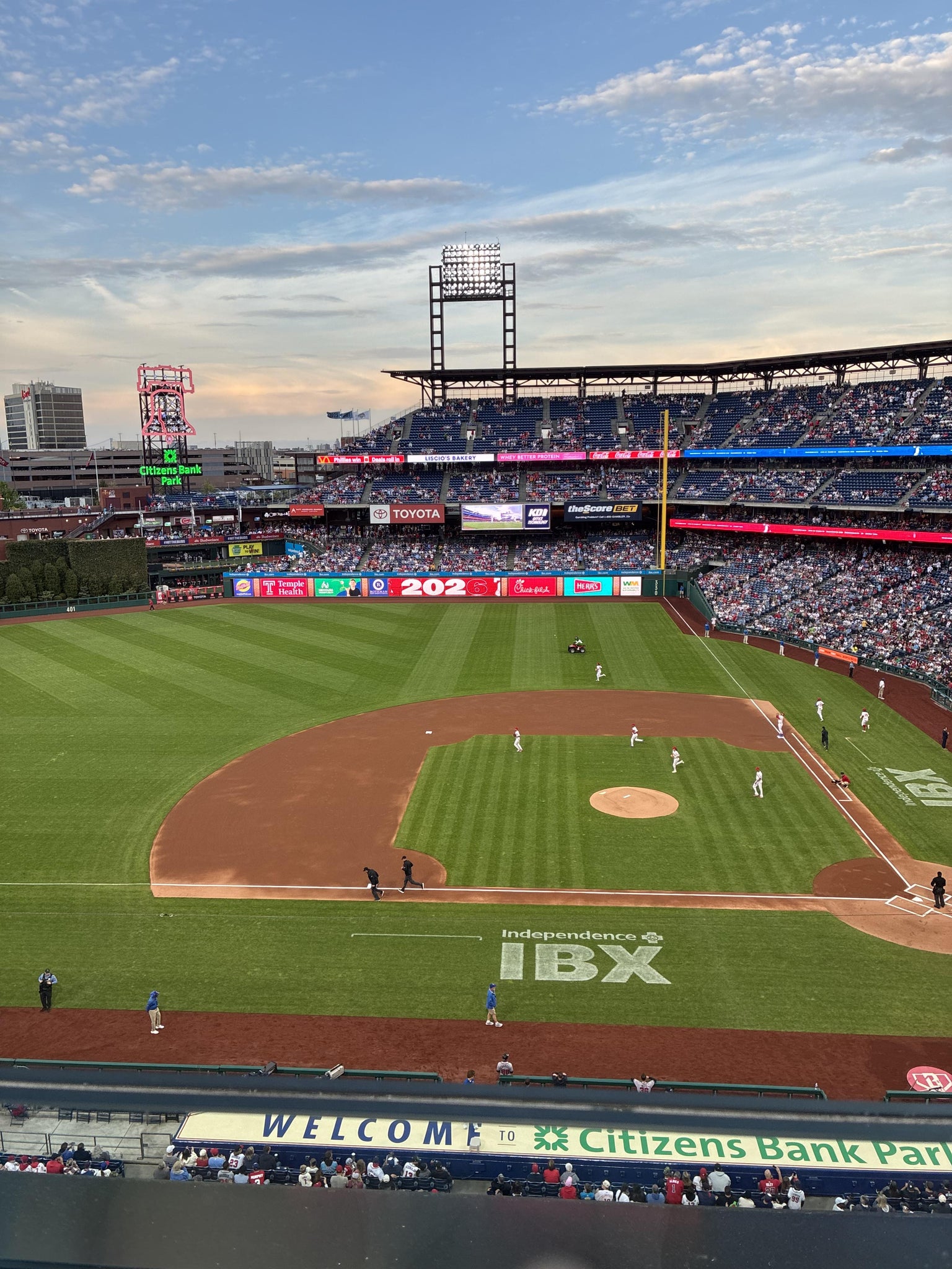 Real Fan View taken from Section 326 at Citizens Bank Park by Kurt S