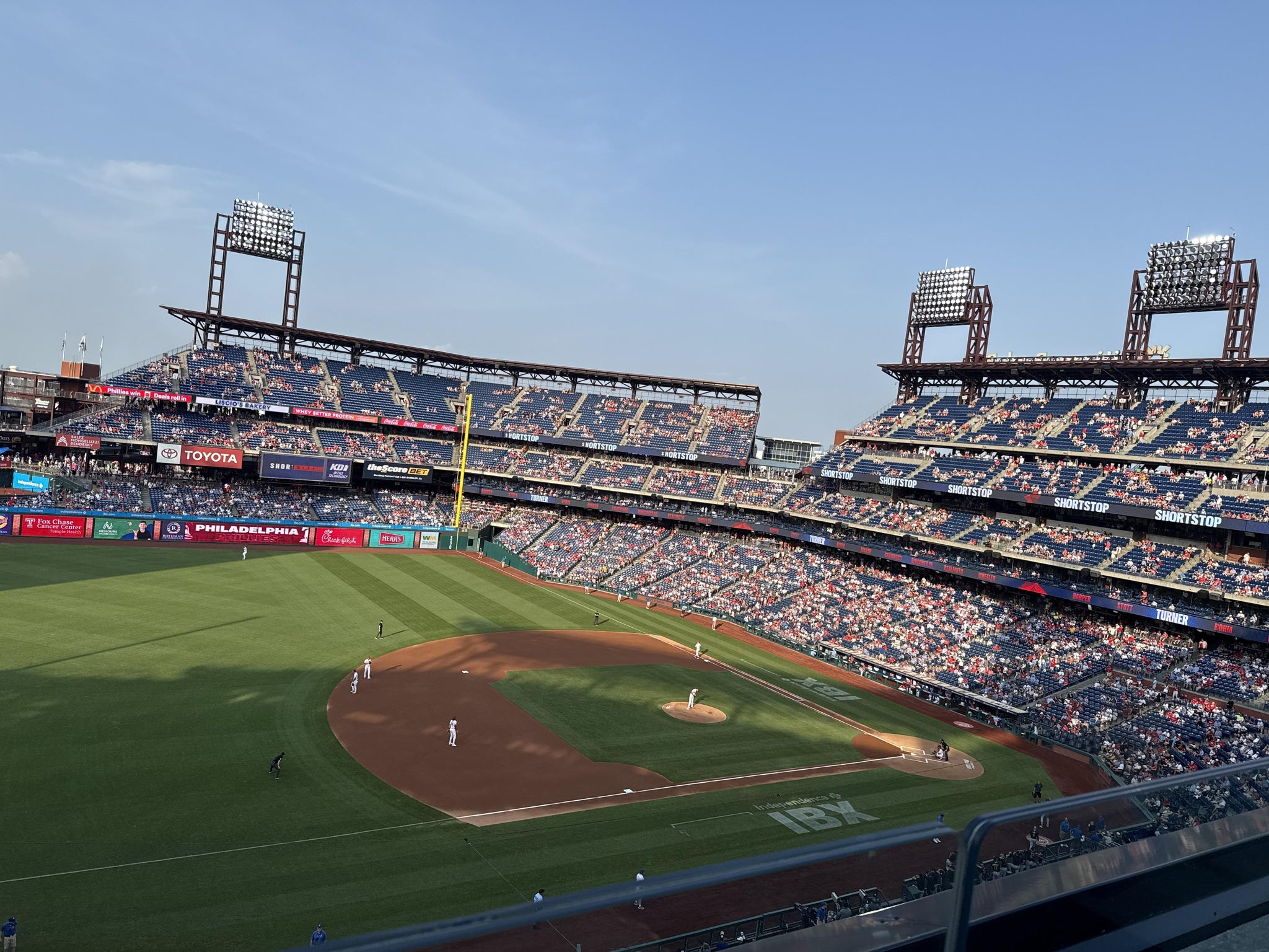 Real Fan View taken from Section 329 at Citizens Bank Park by Beth G