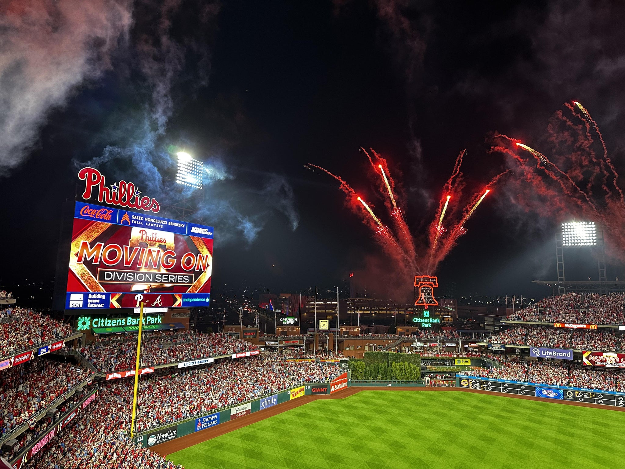 Real Fan View taken from Section 426 at Citizens Bank Park by John M