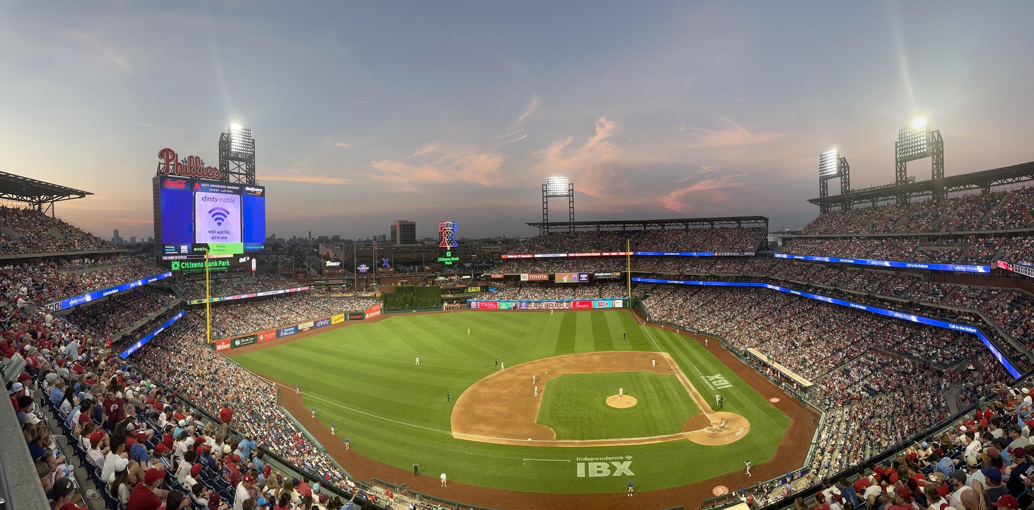 Real Fan View taken from Section 426 at Citizens Bank Park by David M