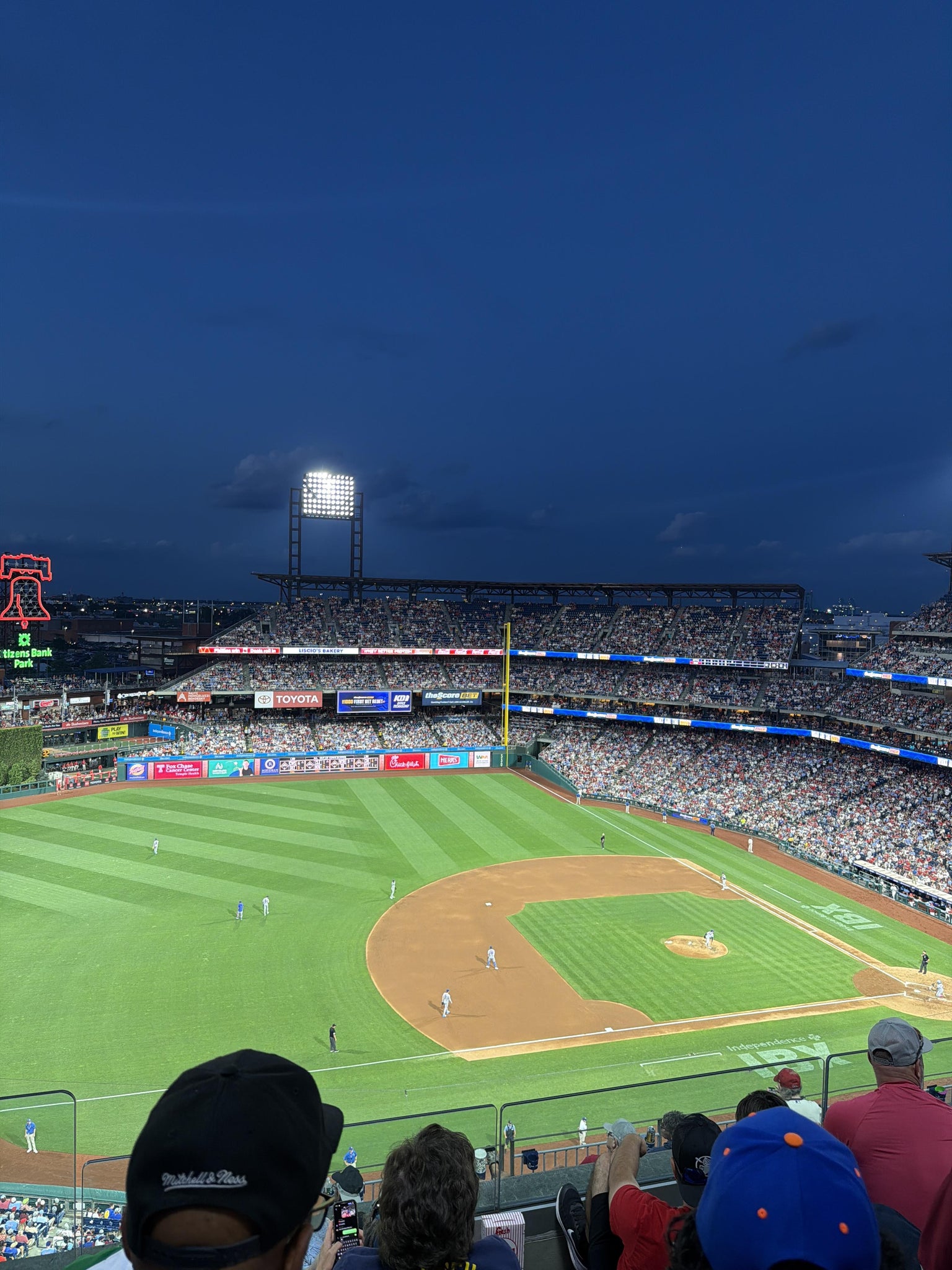 Real Fan View taken from Section 428 at Citizens Bank Park by Zaria Z