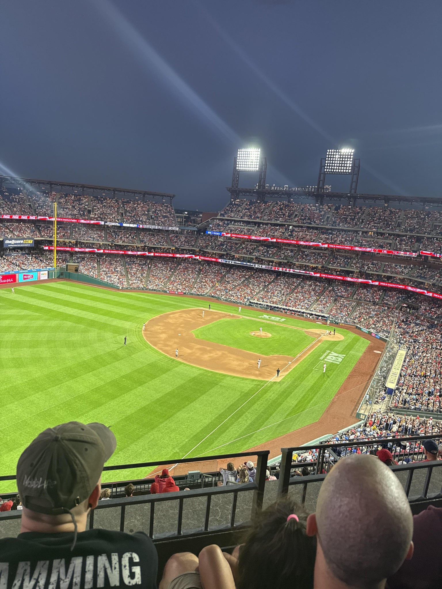 Real Fan View taken from Section 434 at Citizens Bank Park by Walter H