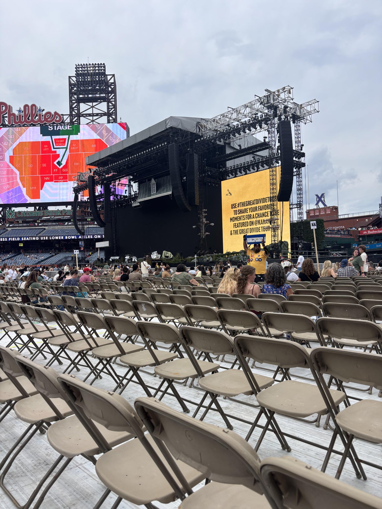 Vue réelle des fans prise de la Floor KK au site Citizens Bank Park par Anonymous User