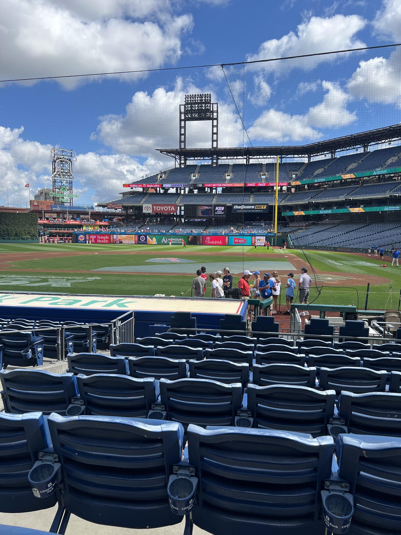 Real Fan View taken from Philadelphia Insurance Club A at Citizens Bank Park by Joe Z