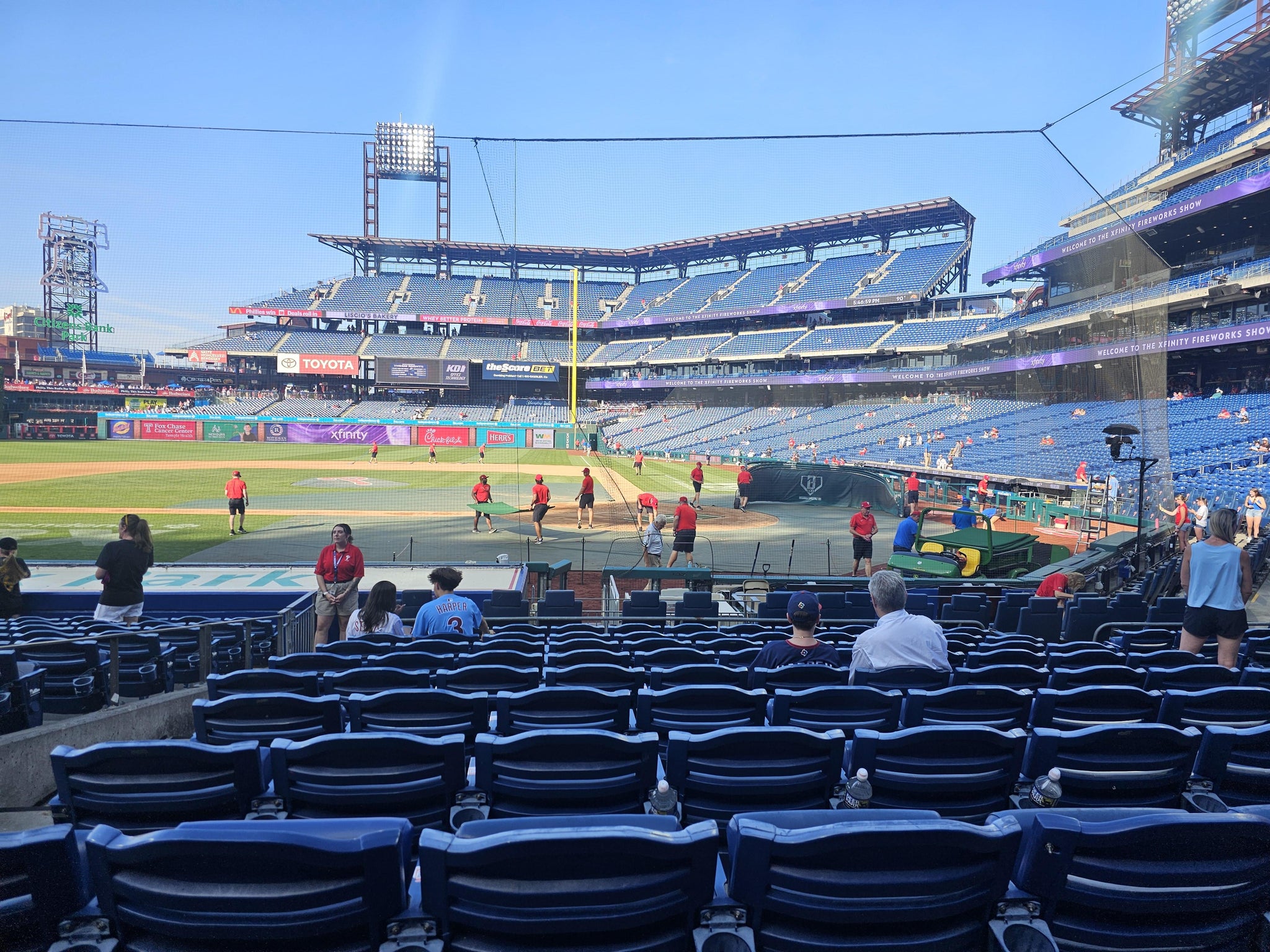 Real Fan View taken from Philadelphia Insurance Club A at Citizens Bank Park by Daina M