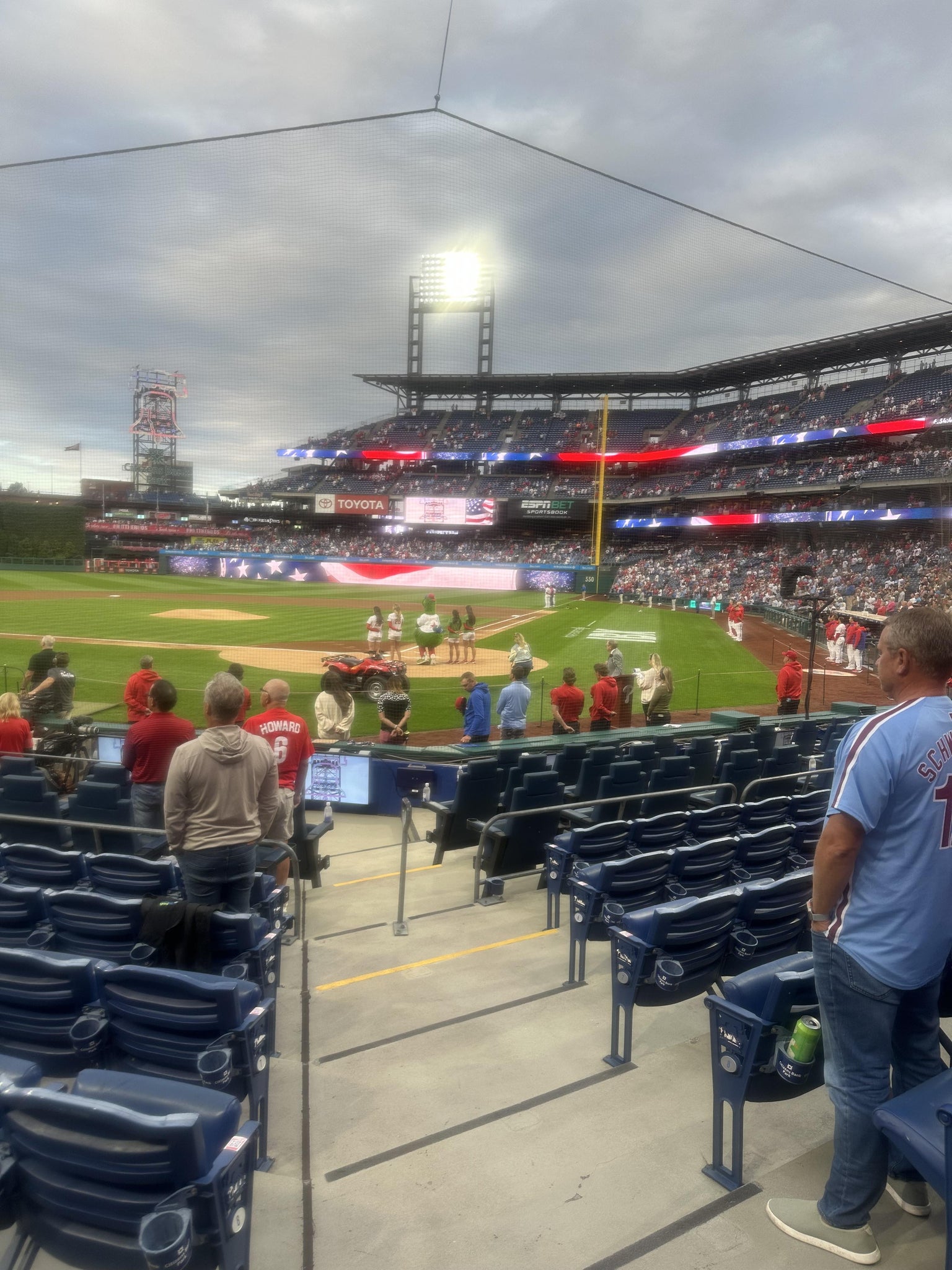 Real Fan View taken from Philadelphia Insurance Club B at Citizens Bank Park by Anonymous User