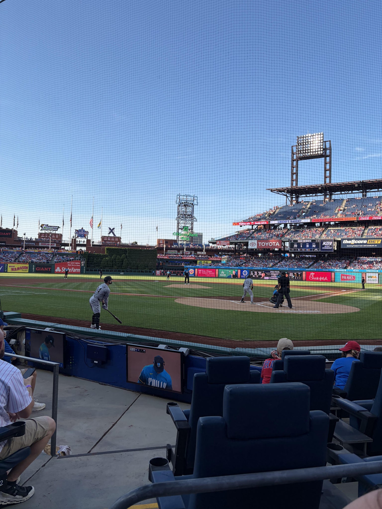 Real Fan View taken from Philadelphia Insurance Club C at Citizens Bank Park by Michael L