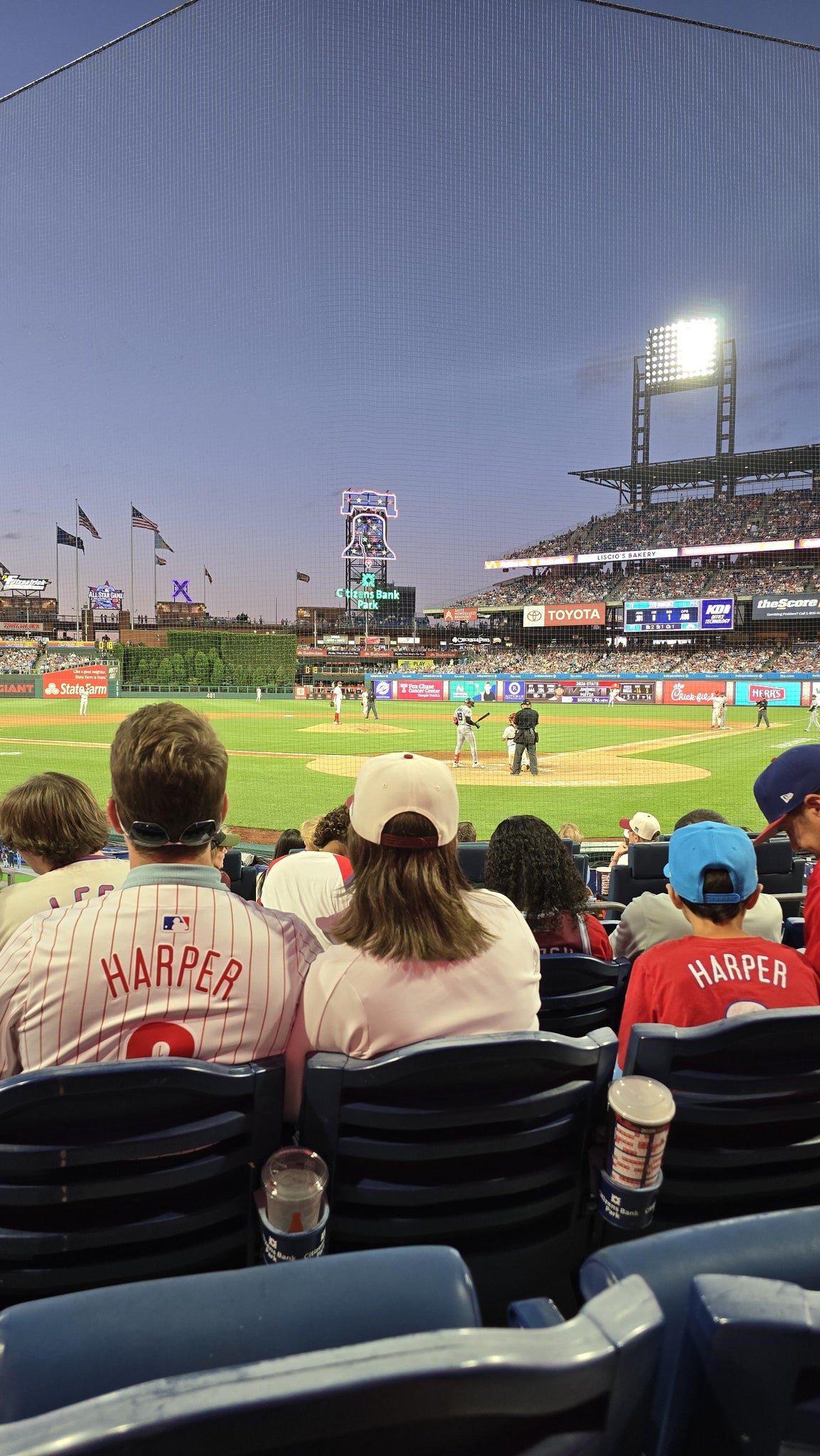 Real Fan View taken from Philadelphia Insurance Club C at Citizens Bank Park by Lauren K