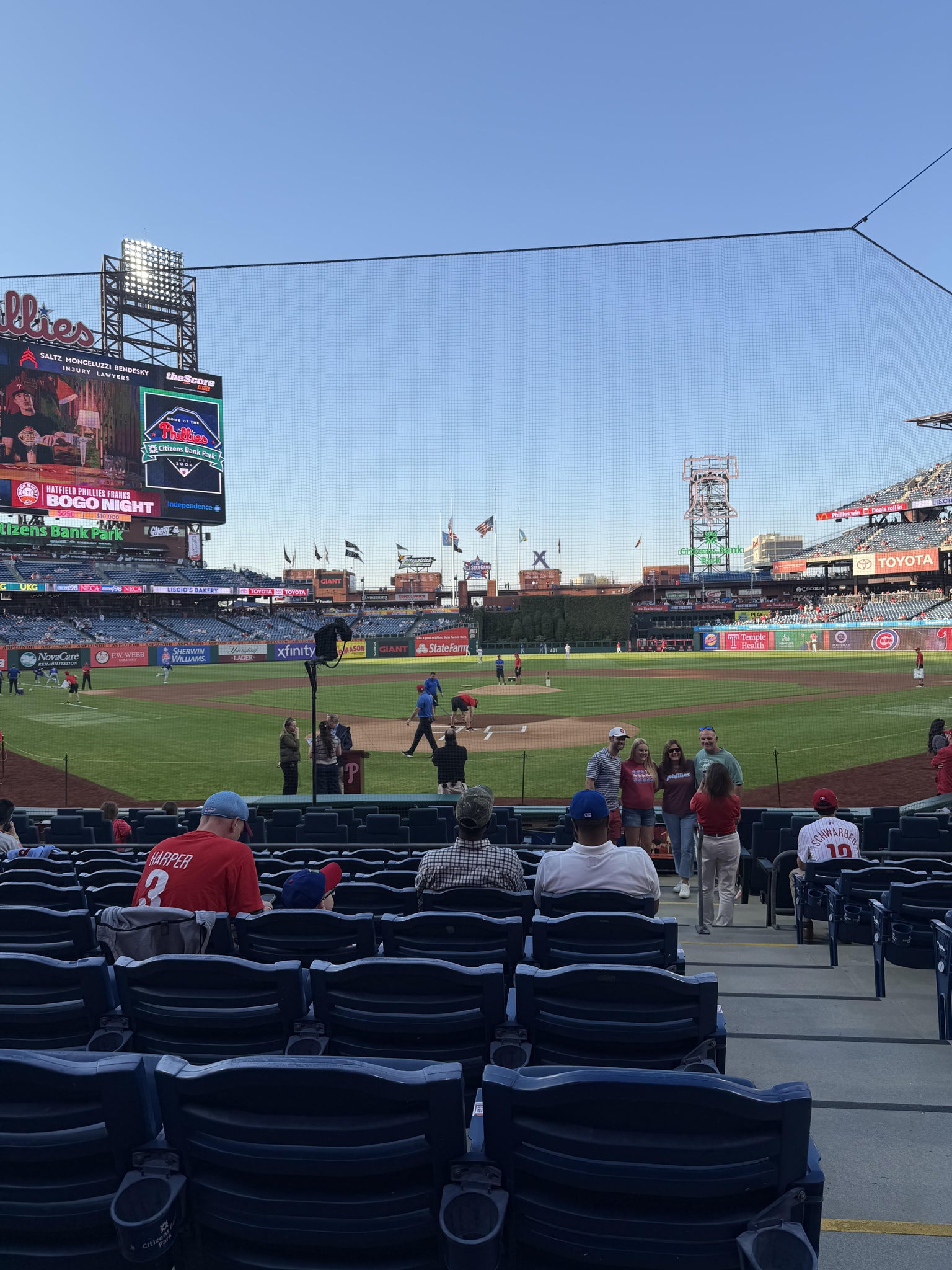 Real Fan View taken from Philadelphia Insurance Club D at Citizens Bank Park by Marc G