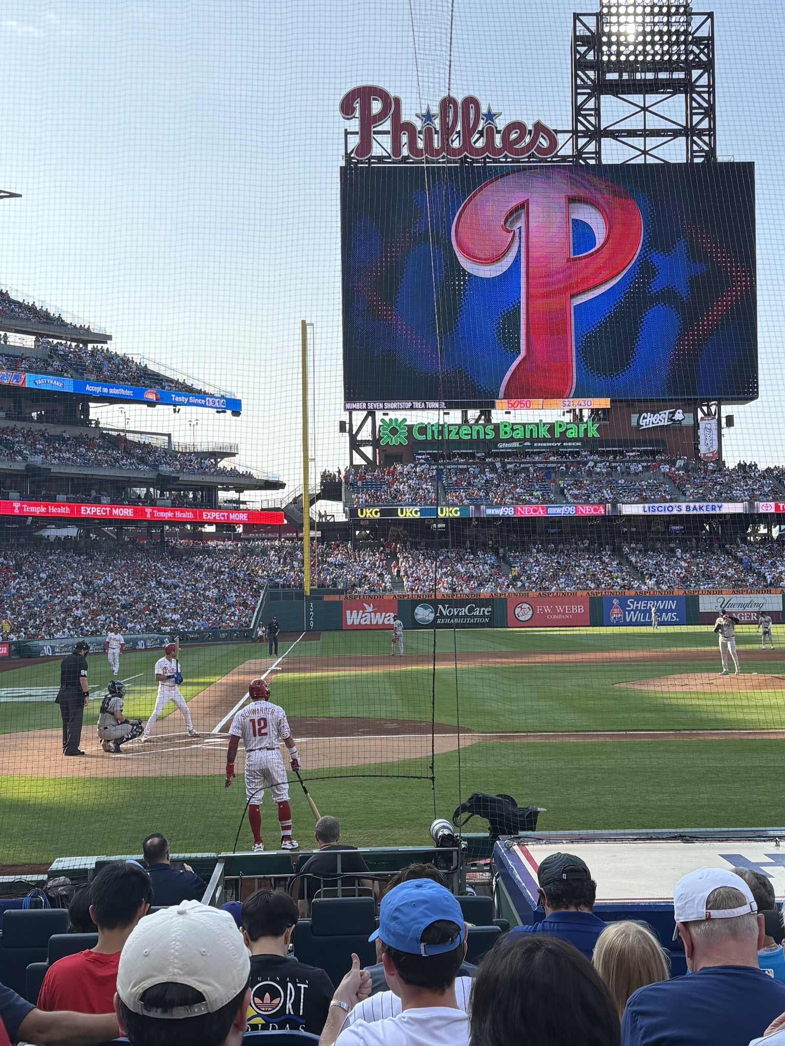 Real Fan View taken from Philadelphia Insurance Club G at Citizens Bank Park by George T