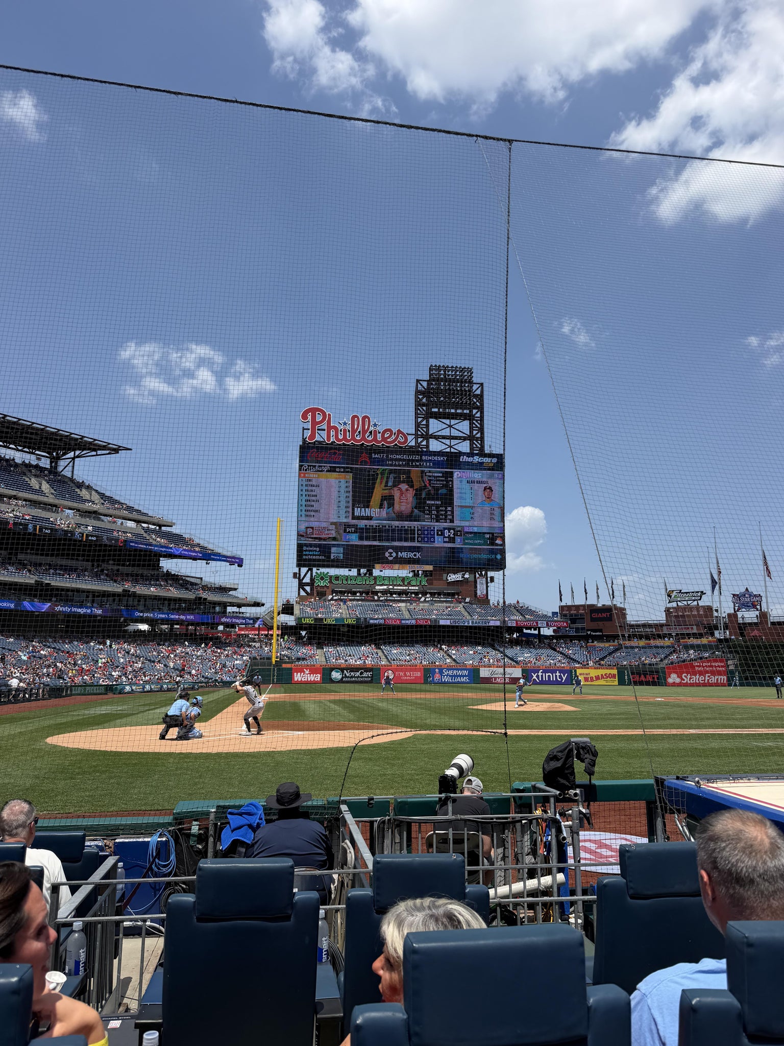 Real Fan View taken from Philadelphia Insurance Club G at Citizens Bank Park by Amy S