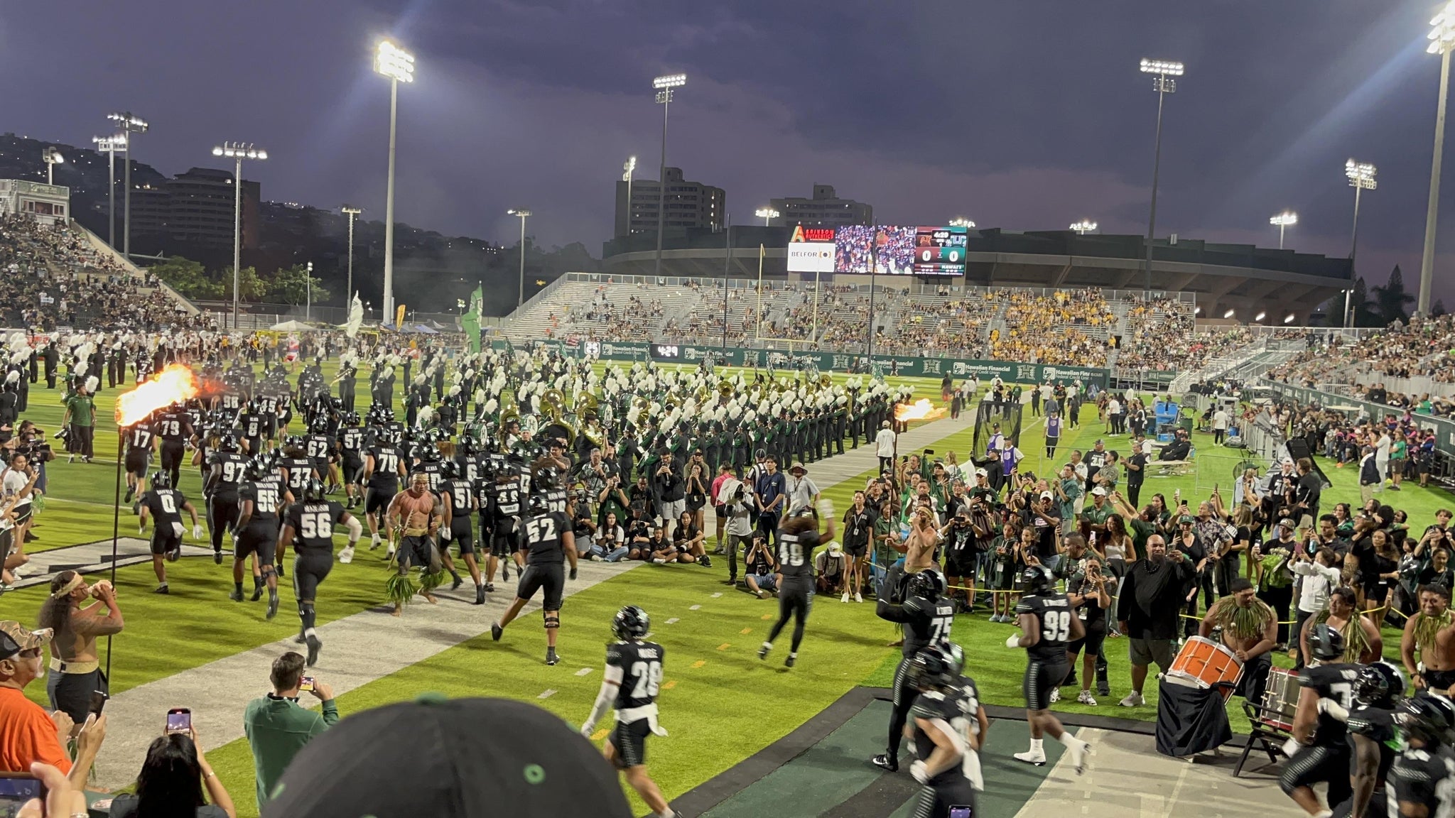 Real Fan View taken from Section 151 at Clarence T.C. Ching Athletics Complex by Andrew F