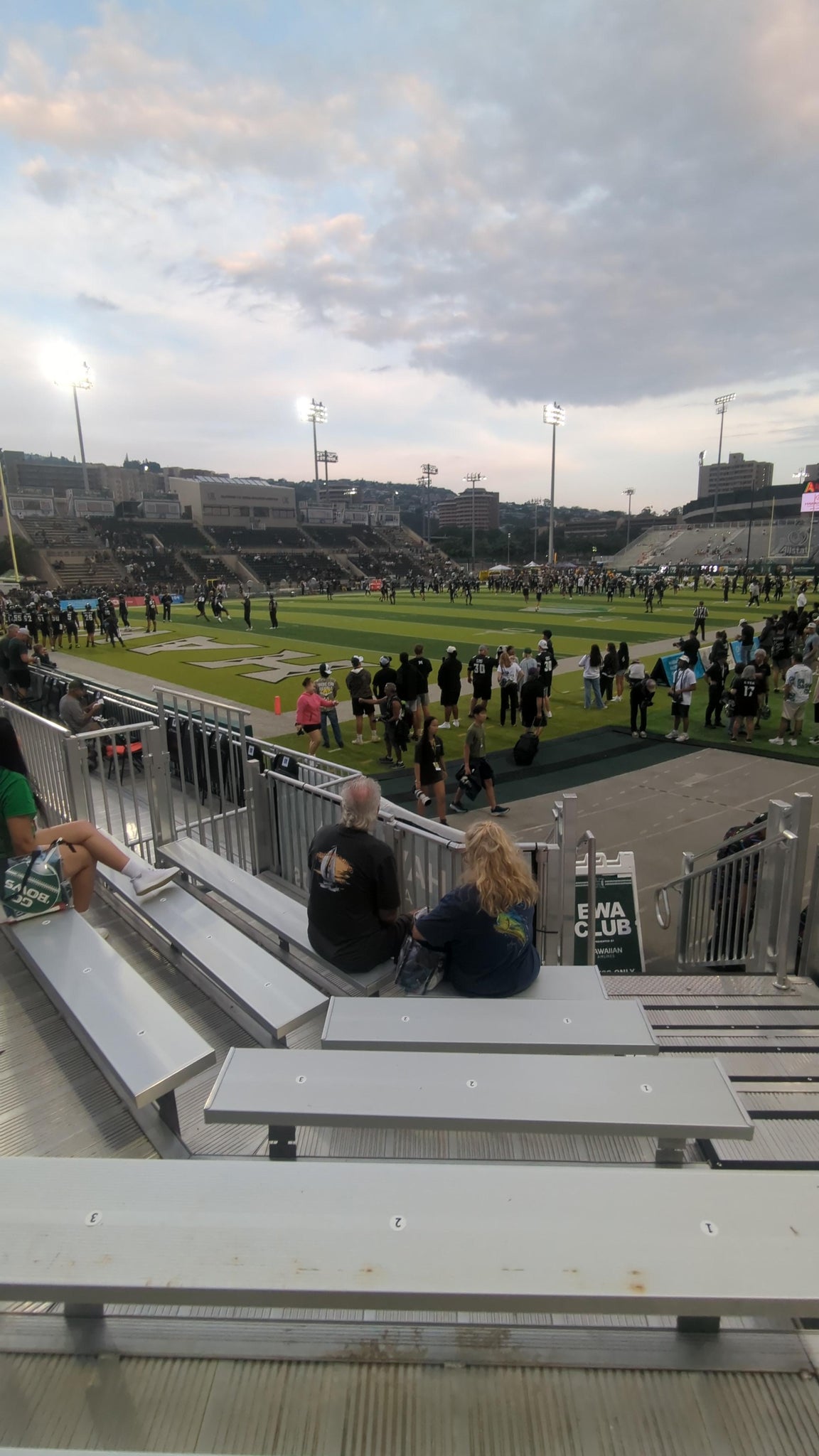 Real Fan View taken from Section 151 at Clarence T.C. Ching Athletics Complex by Timothy G
