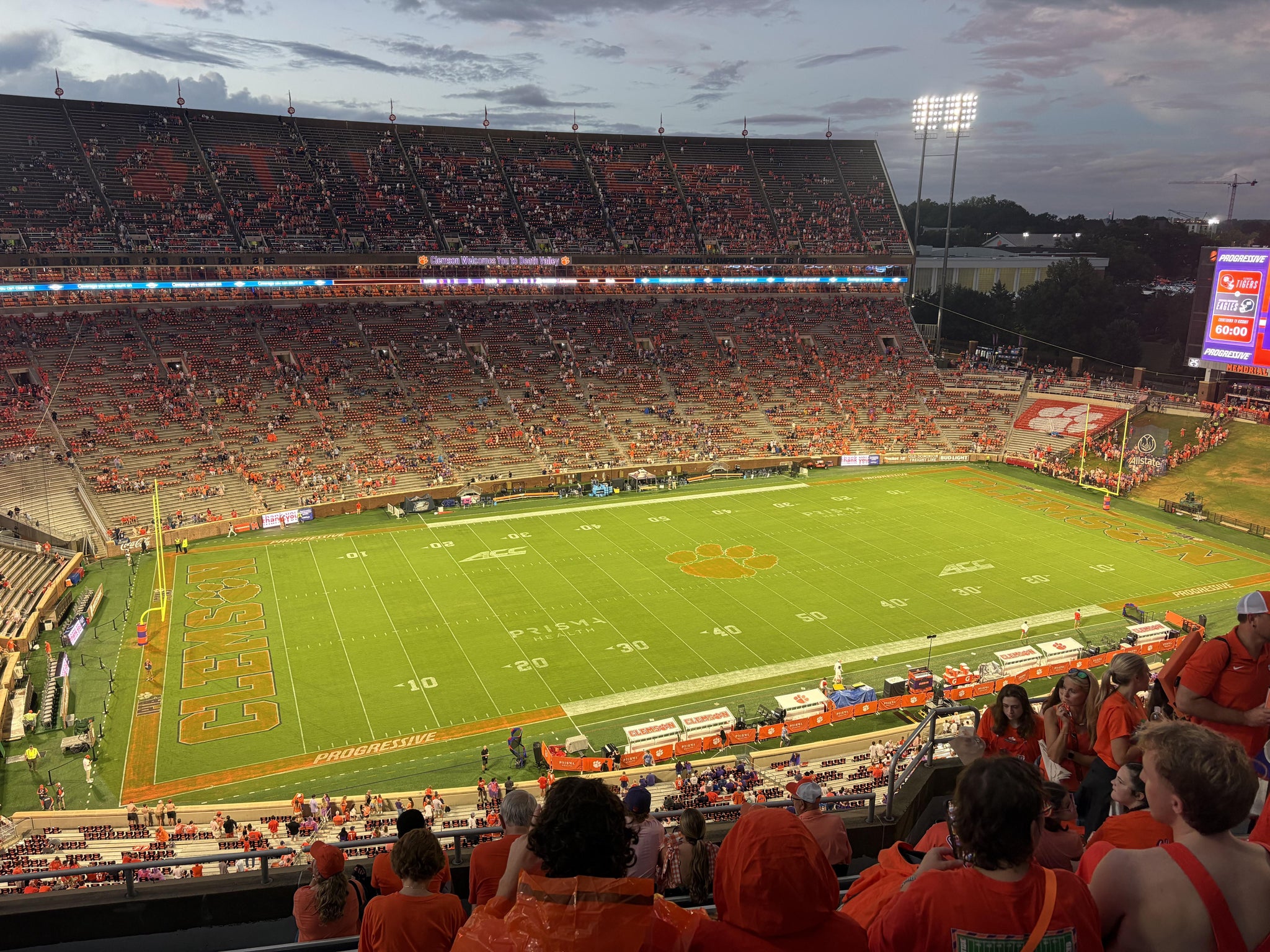 Real Fan View taken from Section TDH at Clemson Memorial Stadium by Beth L