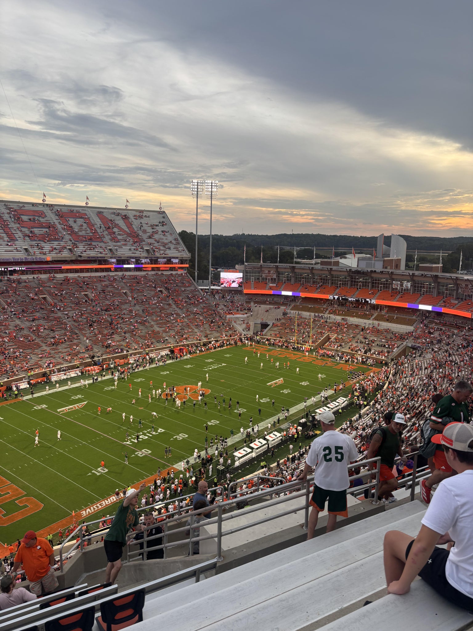 Real Fan View taken from Section TDK at Clemson Memorial Stadium by Jesse