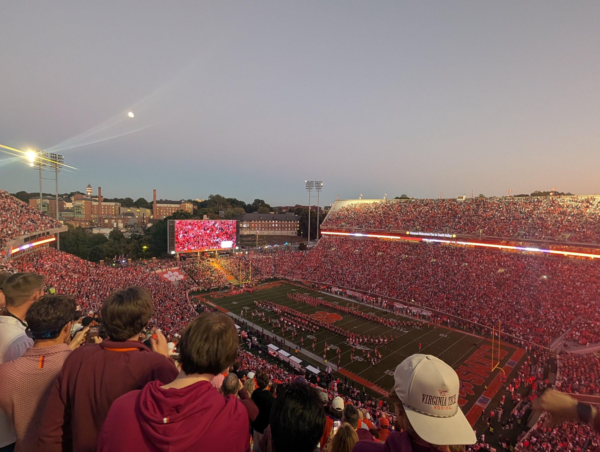 Real Fan View taken from Section TDT at Clemson Memorial Stadium by Kenneth H