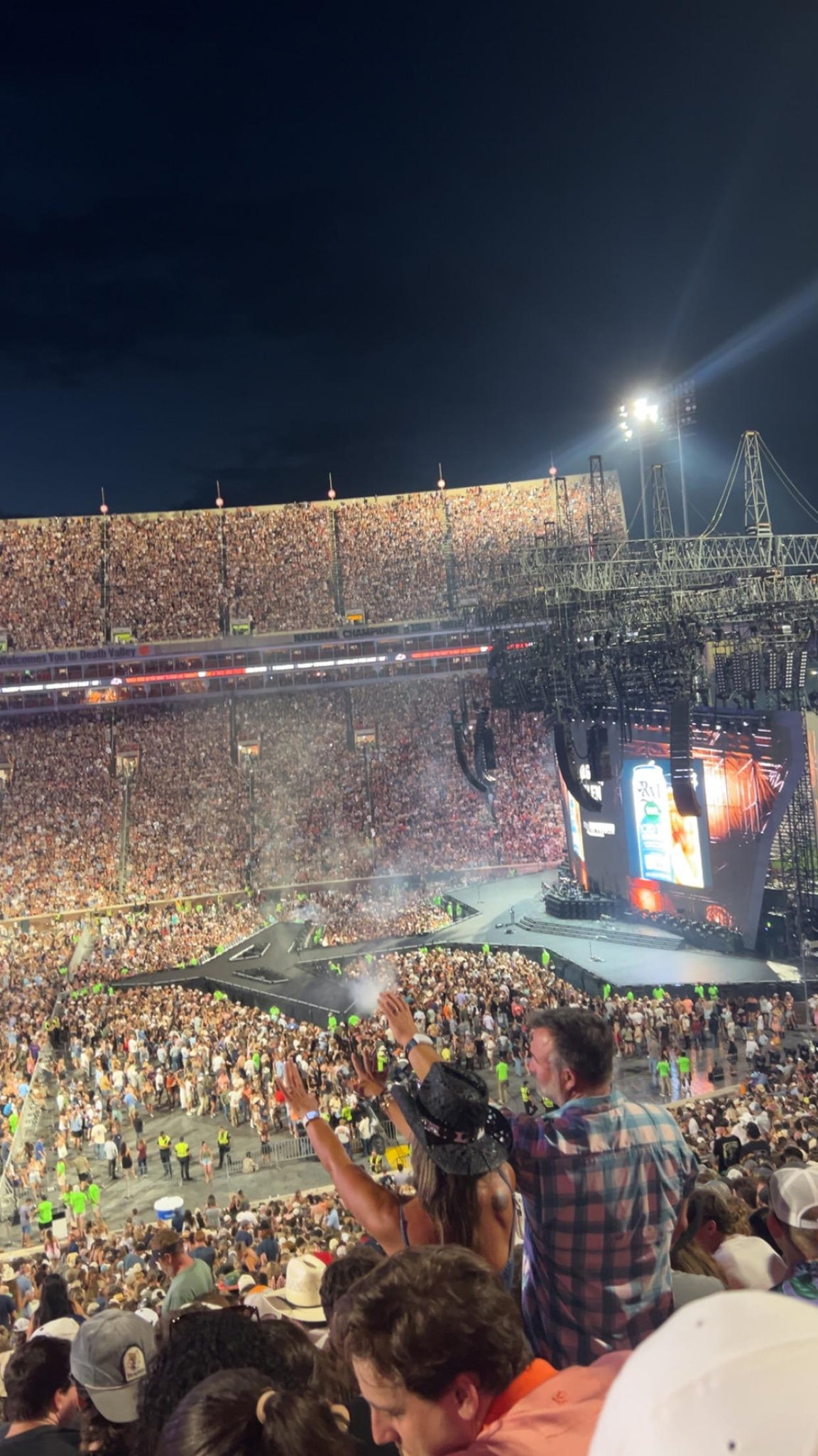 Real Fan View taken from Section UE at Clemson Memorial Stadium by Anonymous User