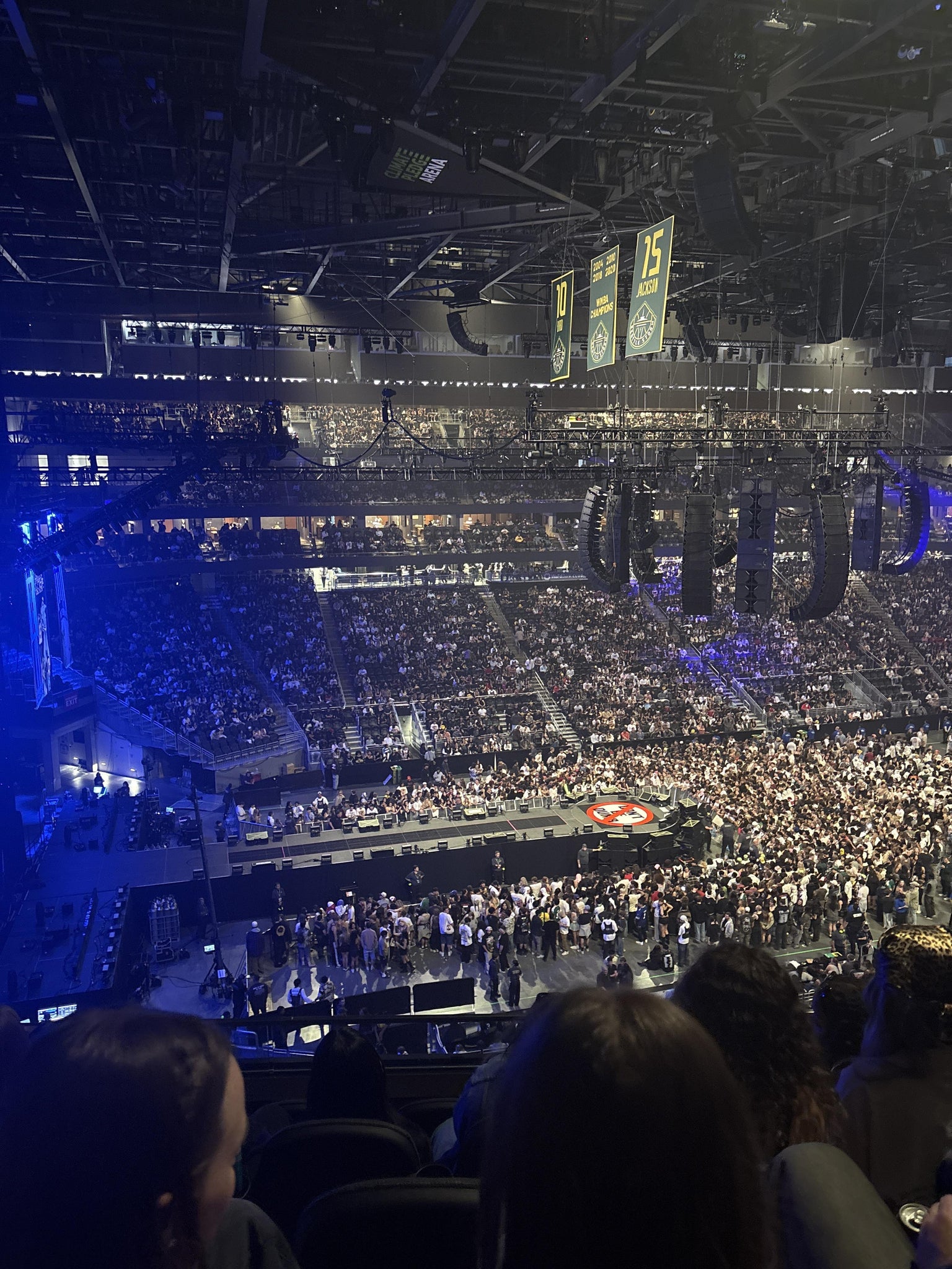 Real Fan View taken from Section 103 at Climate Pledge Arena by Mercedes B